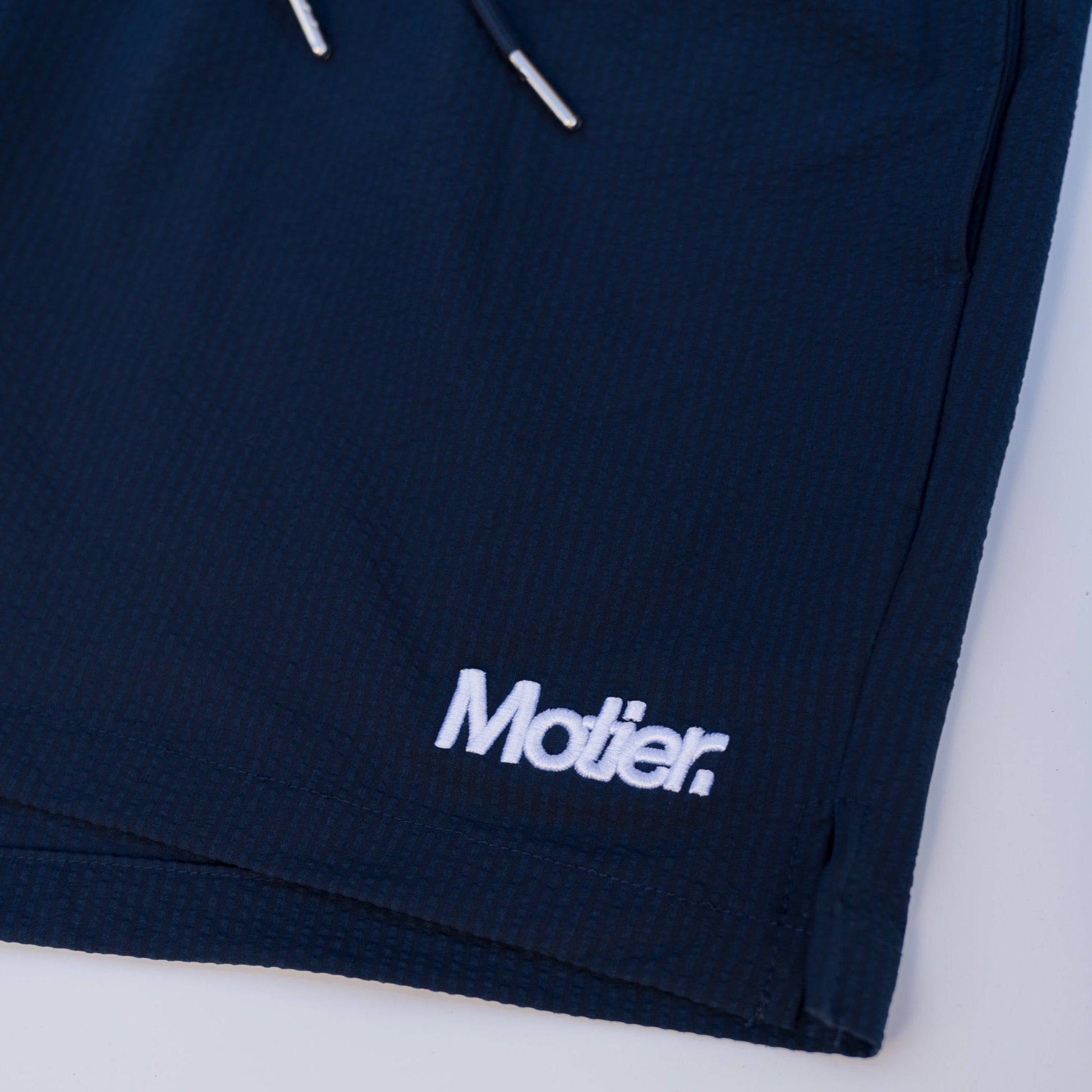 The Winston Seersucker Shorts (Navy) - Motier Lafayette 