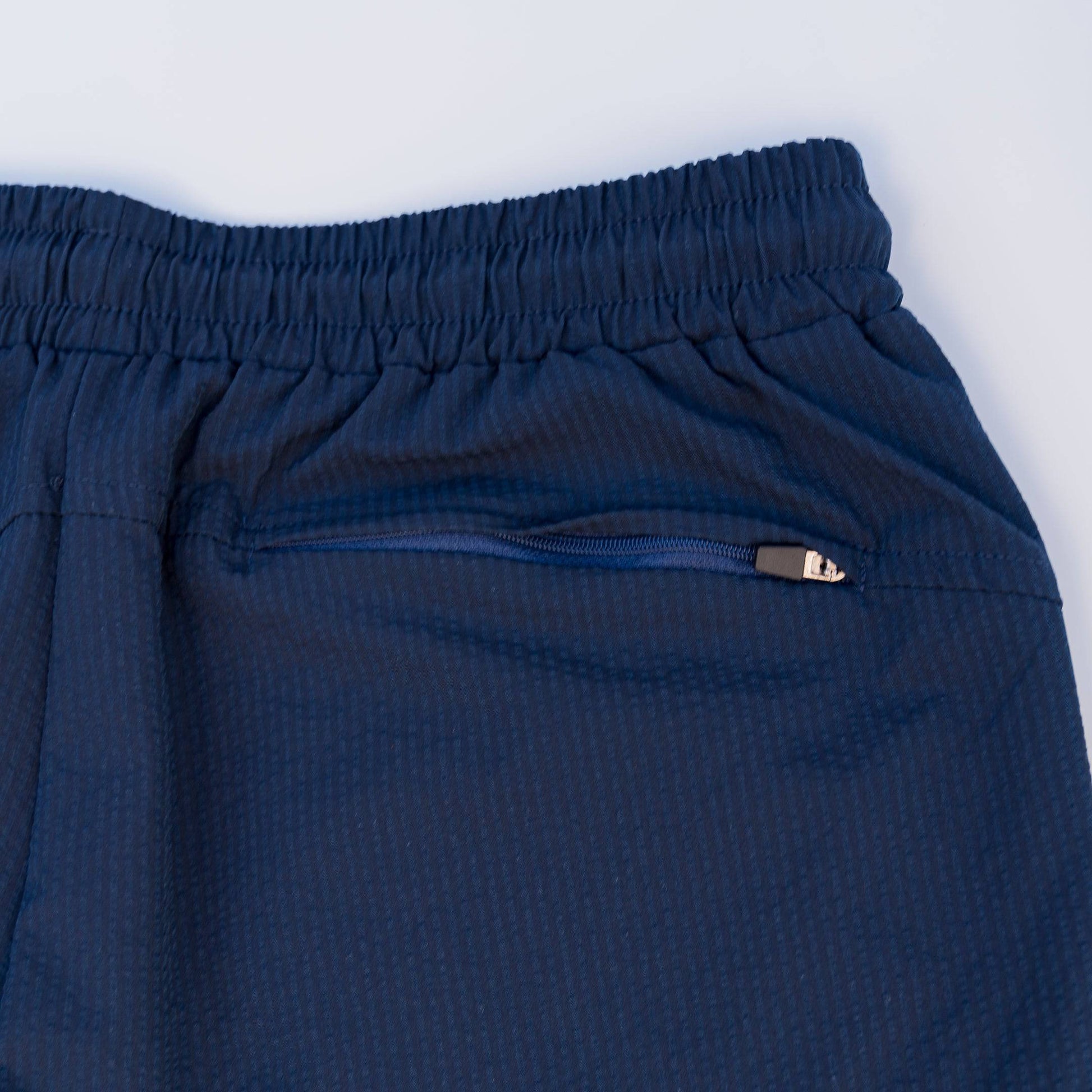 The Winston Seersucker Shorts (Navy) - Motier Lafayette 
