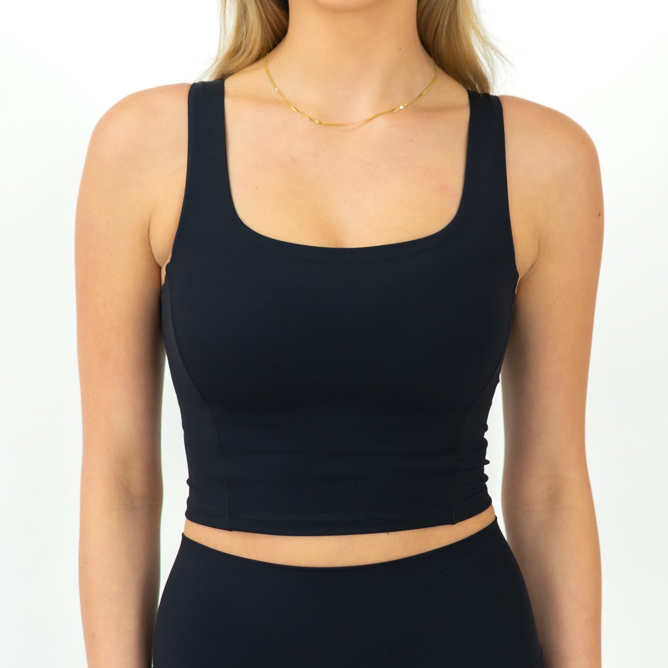 Motier Square Neck Active Tank (Black) - Motier Lafayette 