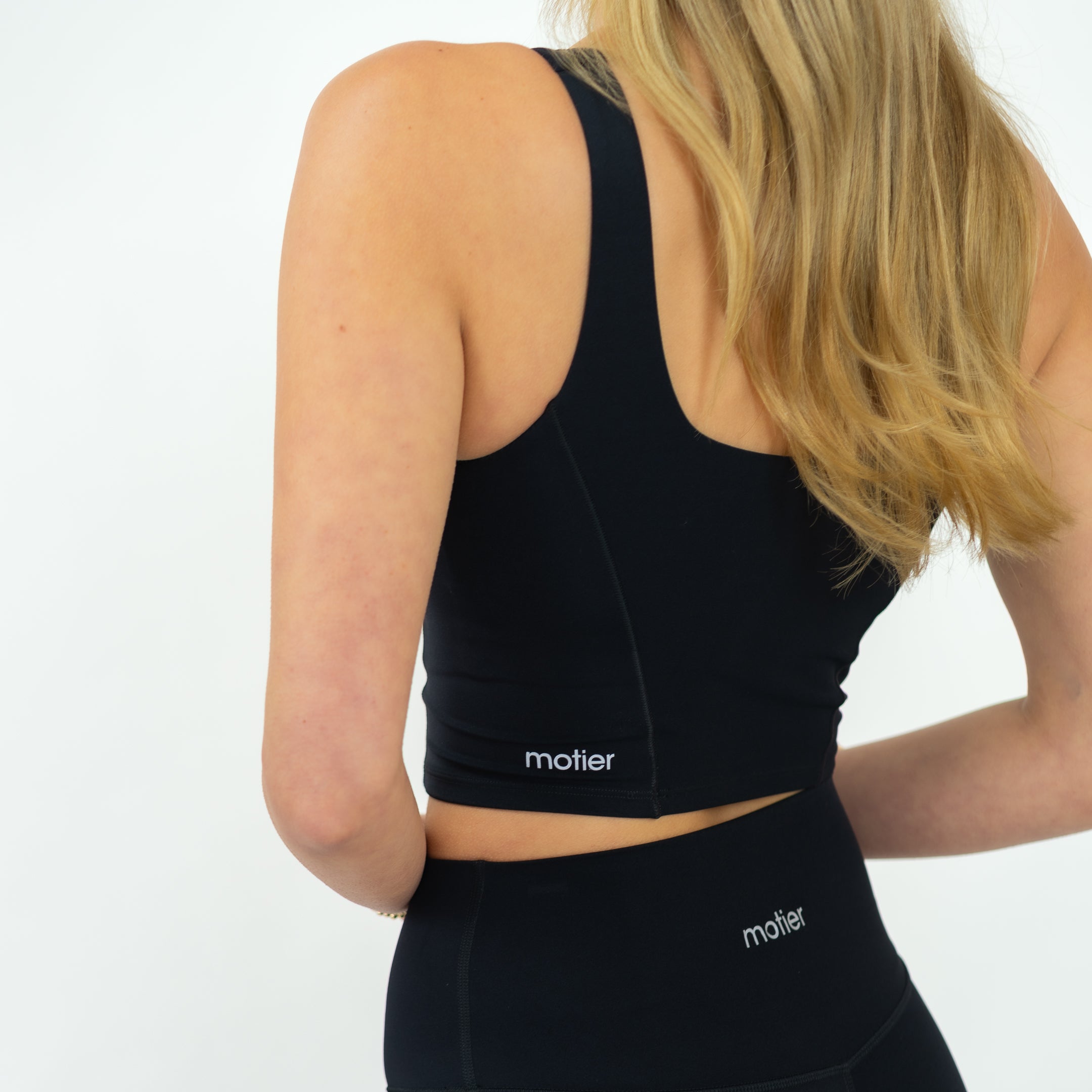 Motier Square Neck Active Tank (Black) - Motier Lafayette 