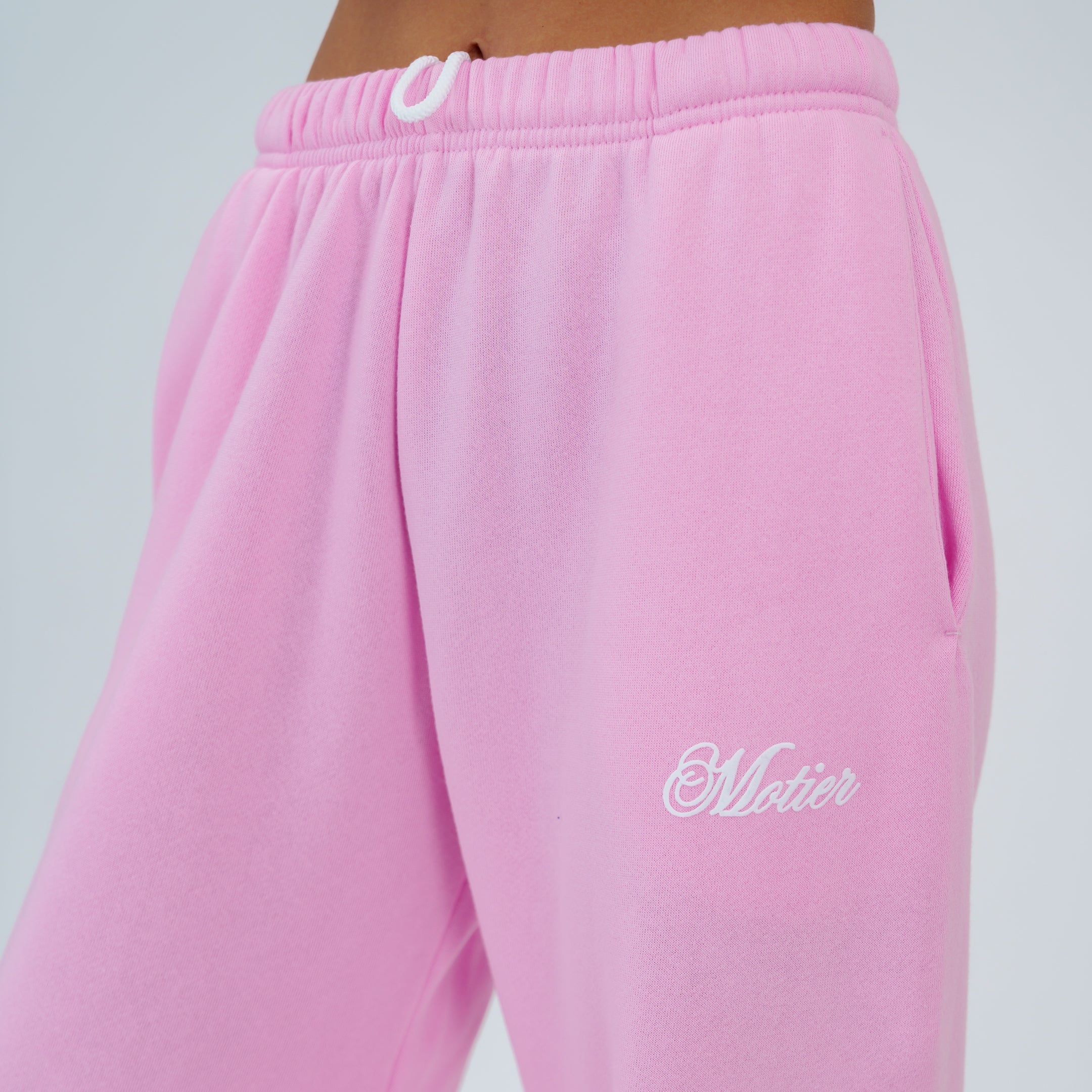 Grand Script Luxe Sweatpants (Pink)