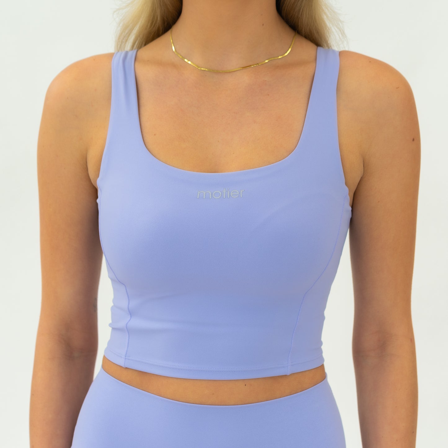 Motier Square Neck Active Tank (Lavender) - Motier Lafayette 