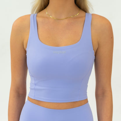 Motier Square Neck Active Tank (Lavender) - Motier Lafayette 