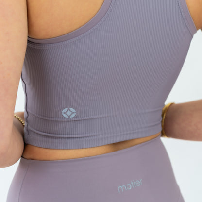 Contour Ribbed Active Tank (Plum) - Motier Lafayette 