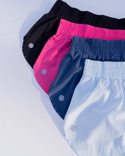 Motier Women's Elevate Shorts (Black) - Motier Lafayette 