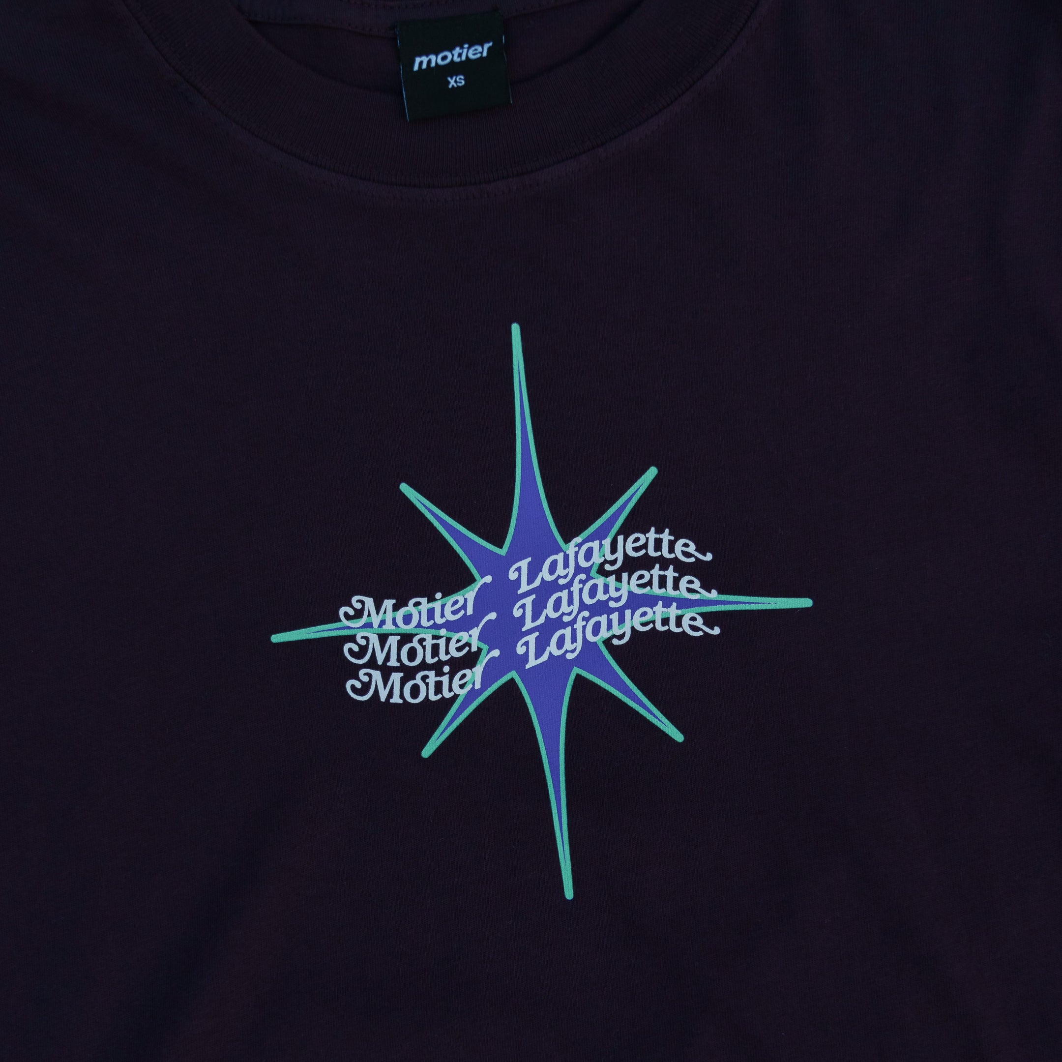The World is Yours Luxe Long Sleeve Signature Tee (Eclipse) - Motier Lafayette 