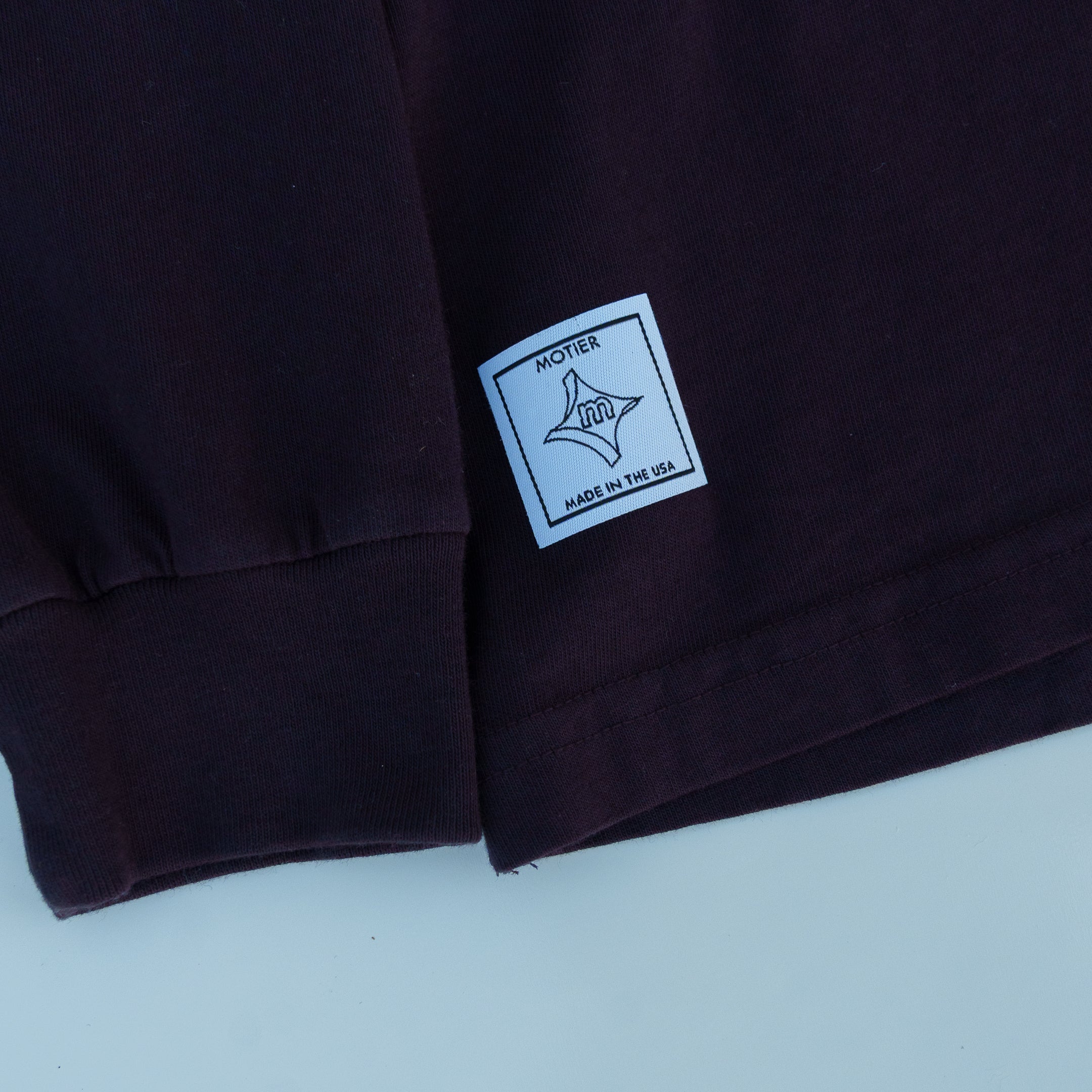 The World is Yours Luxe Long Sleeve Signature Tee (Eclipse) - Motier Lafayette 