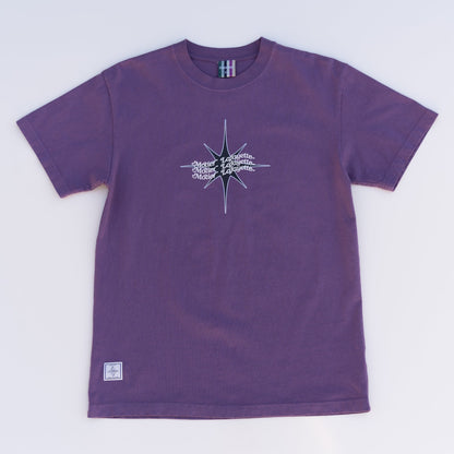 The World Is Yours Luxe Tee (Grape Compote)