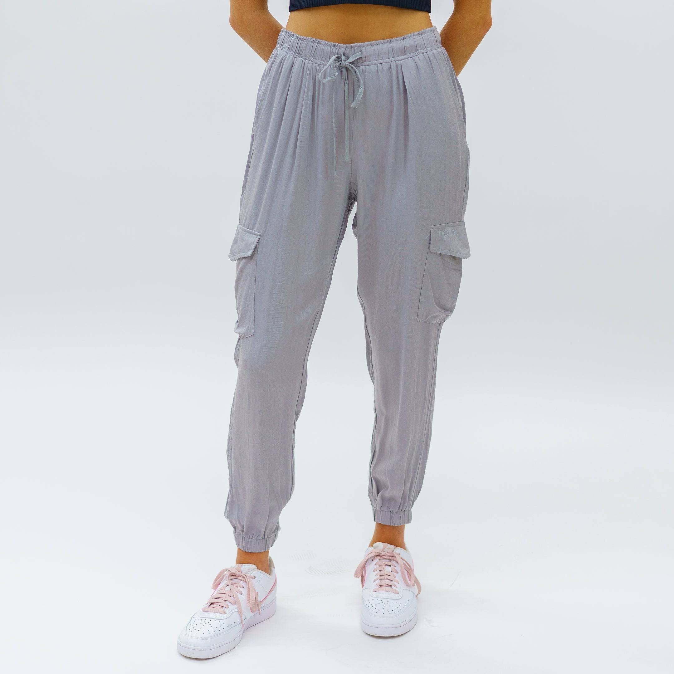 Woven Cargo Jogger Pant (Grey) - Motier Lafayette 