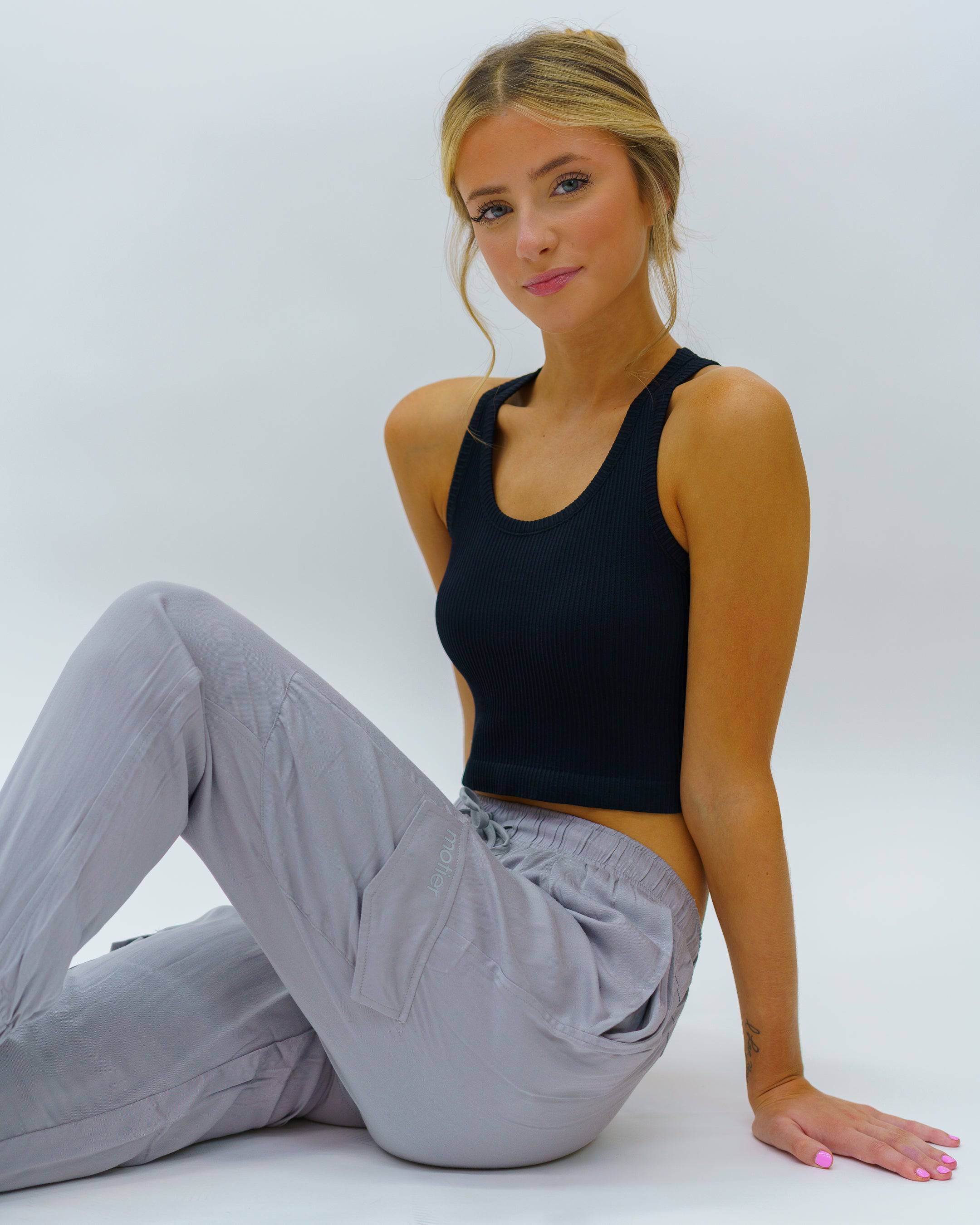 Woven Cargo Jogger Pant (Grey) - Motier Lafayette 