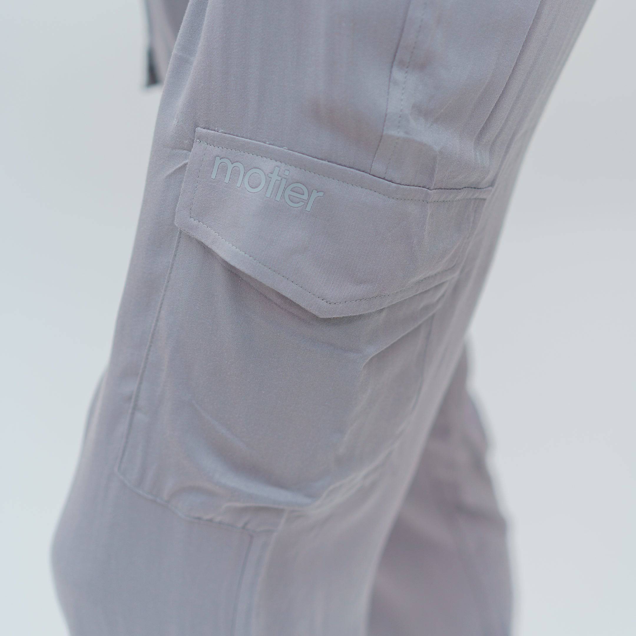 Woven Cargo Jogger Pant (Grey) - Motier Lafayette 