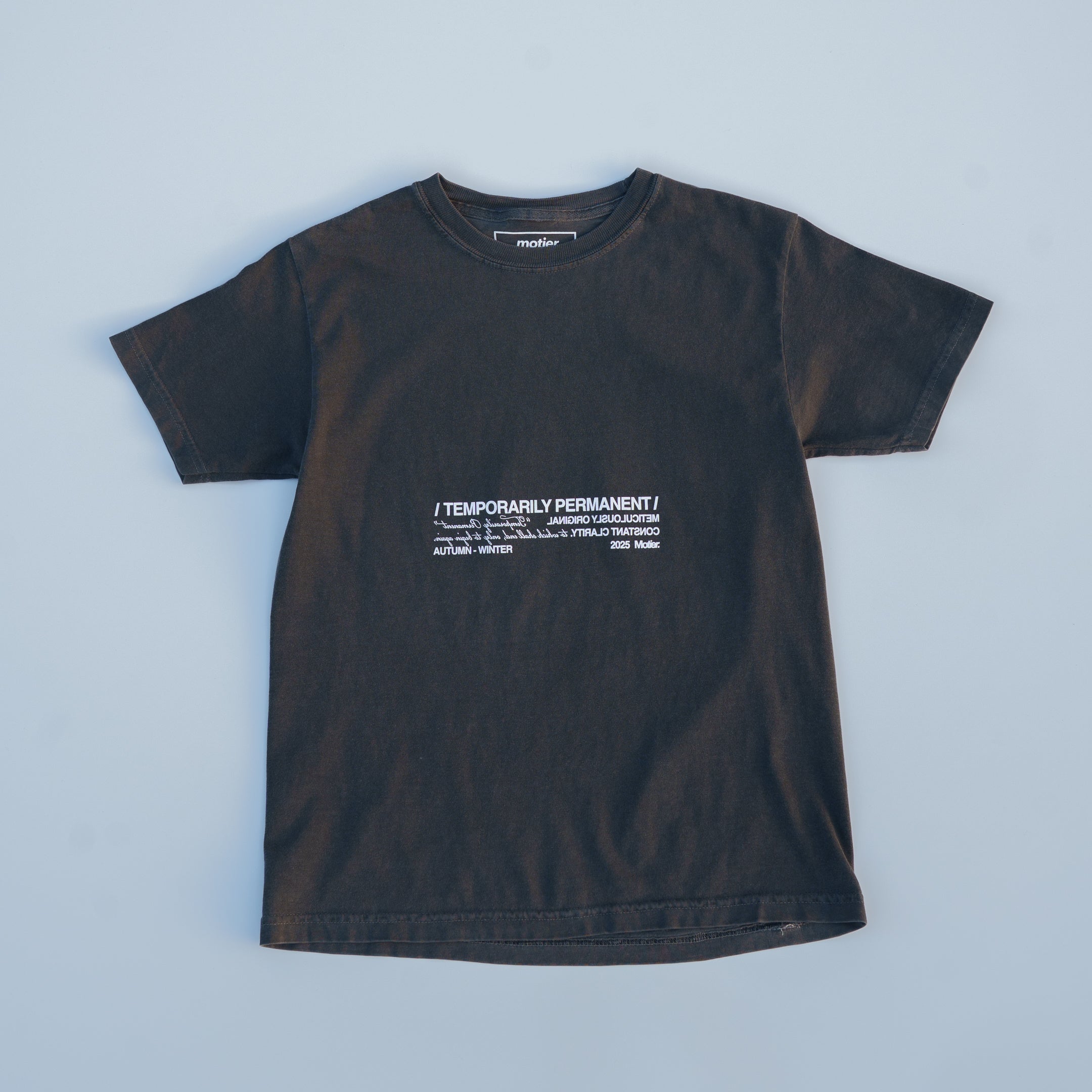 Youth Temporarily Permanent Tee (Asphalt)