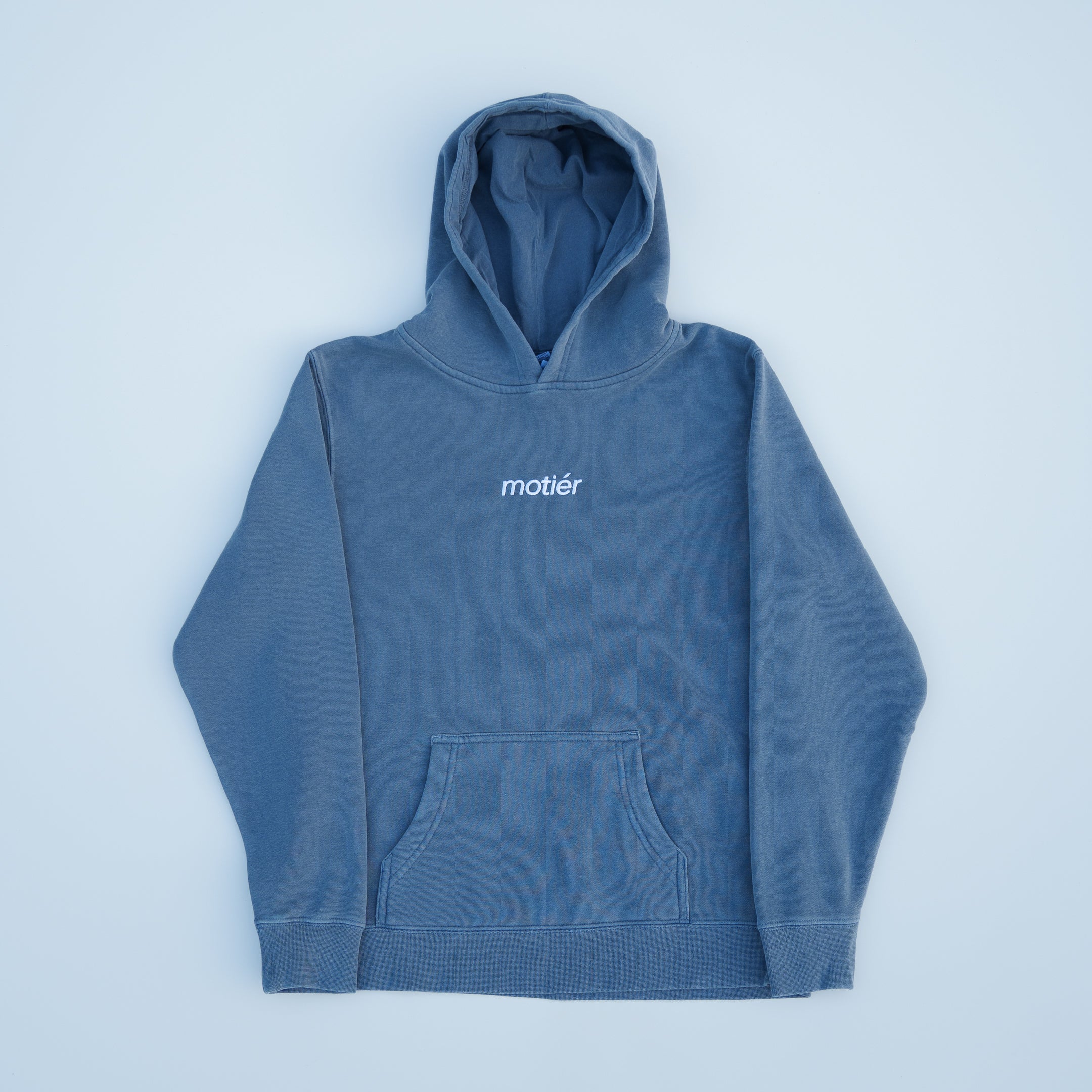 The Youth Classic Embroidery Hoodie (Slate Blue)