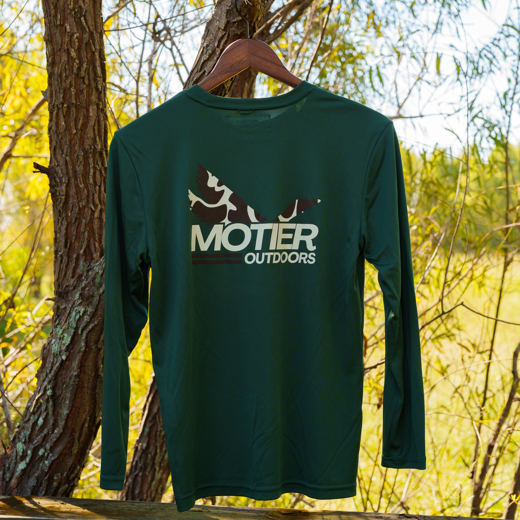 Youth Motier Outdoors Performance L/S (Dark Moss)