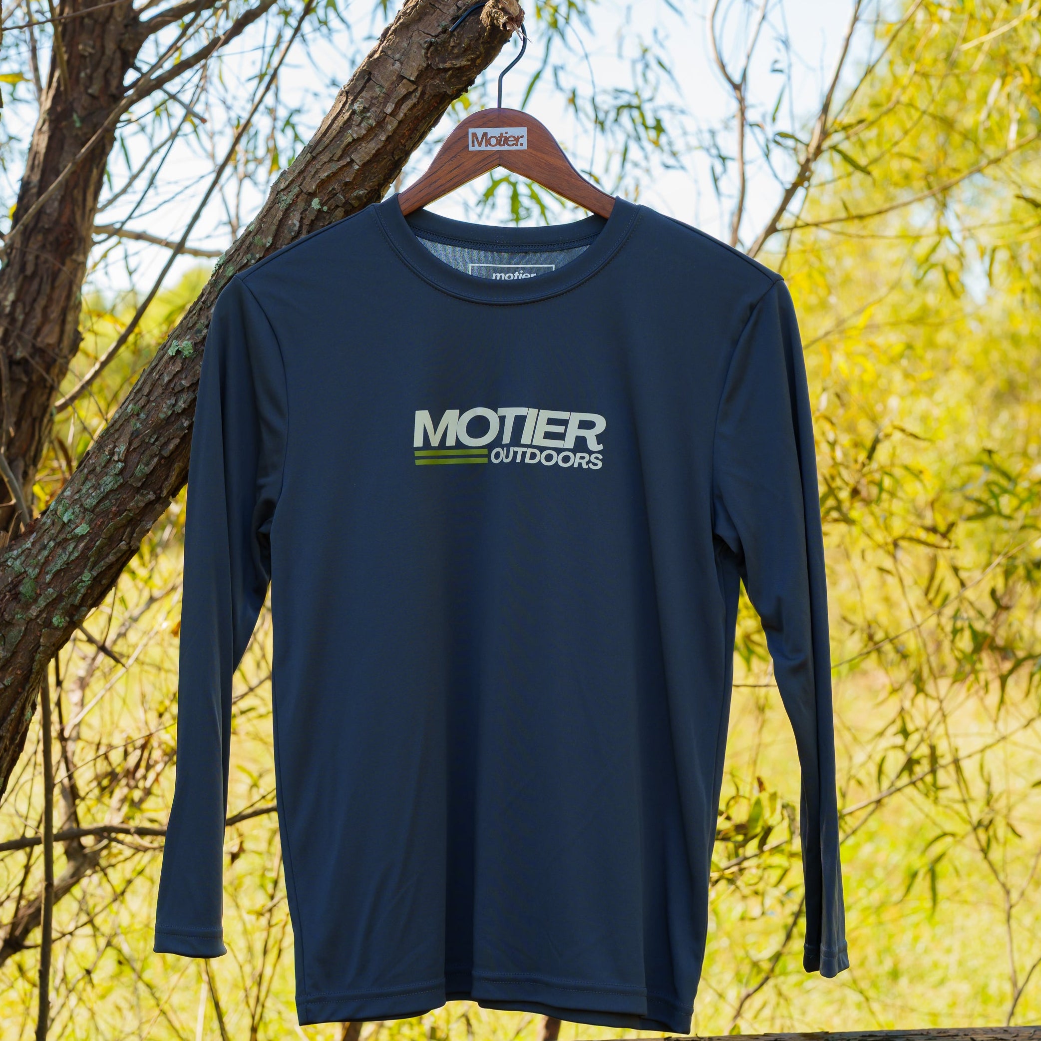 Youth Motier Outdoors Performance L/S (Gunmetal)