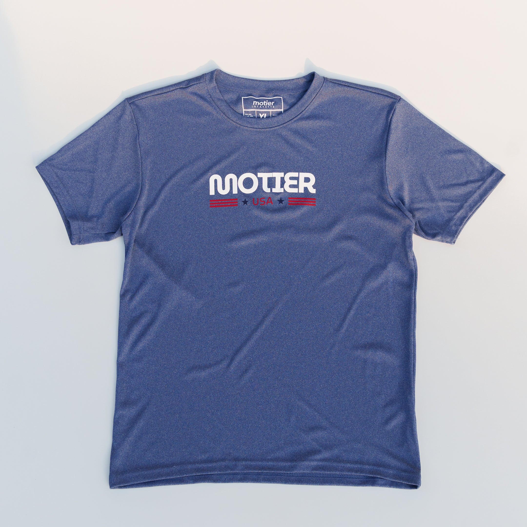 The Liberty Youth Active Tee (Navy Heather)