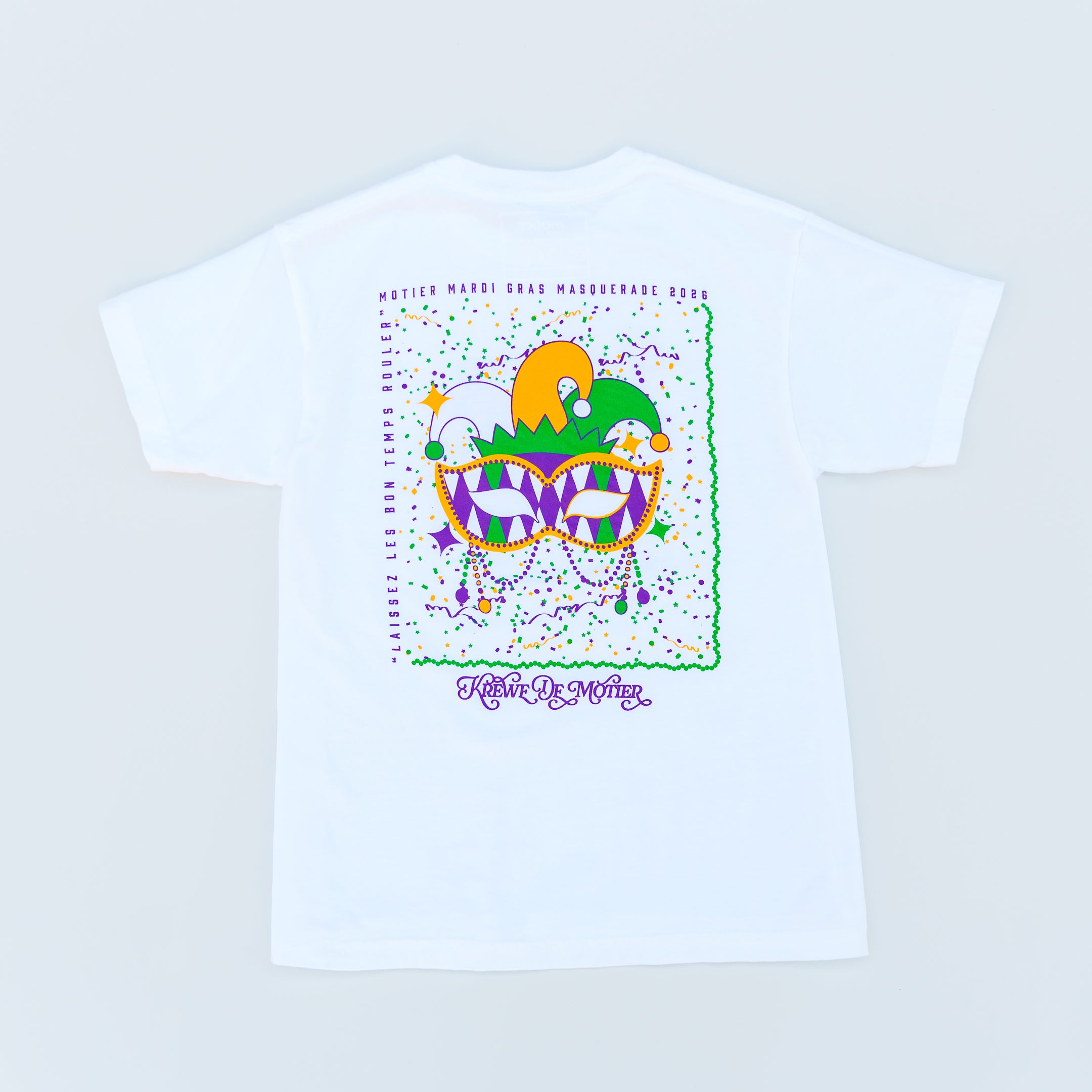 The Youth Masquerade Tee (White) - Motier Lafayette 