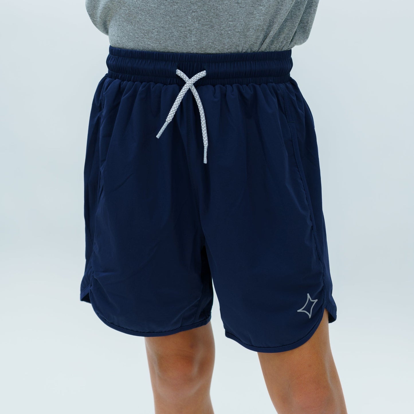 Youth Refined Active Shorts (Navy)