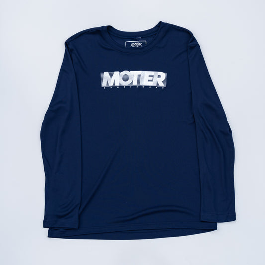 The Youth Retrospect L/S Active Tee (Navy) - Motier Lafayette 