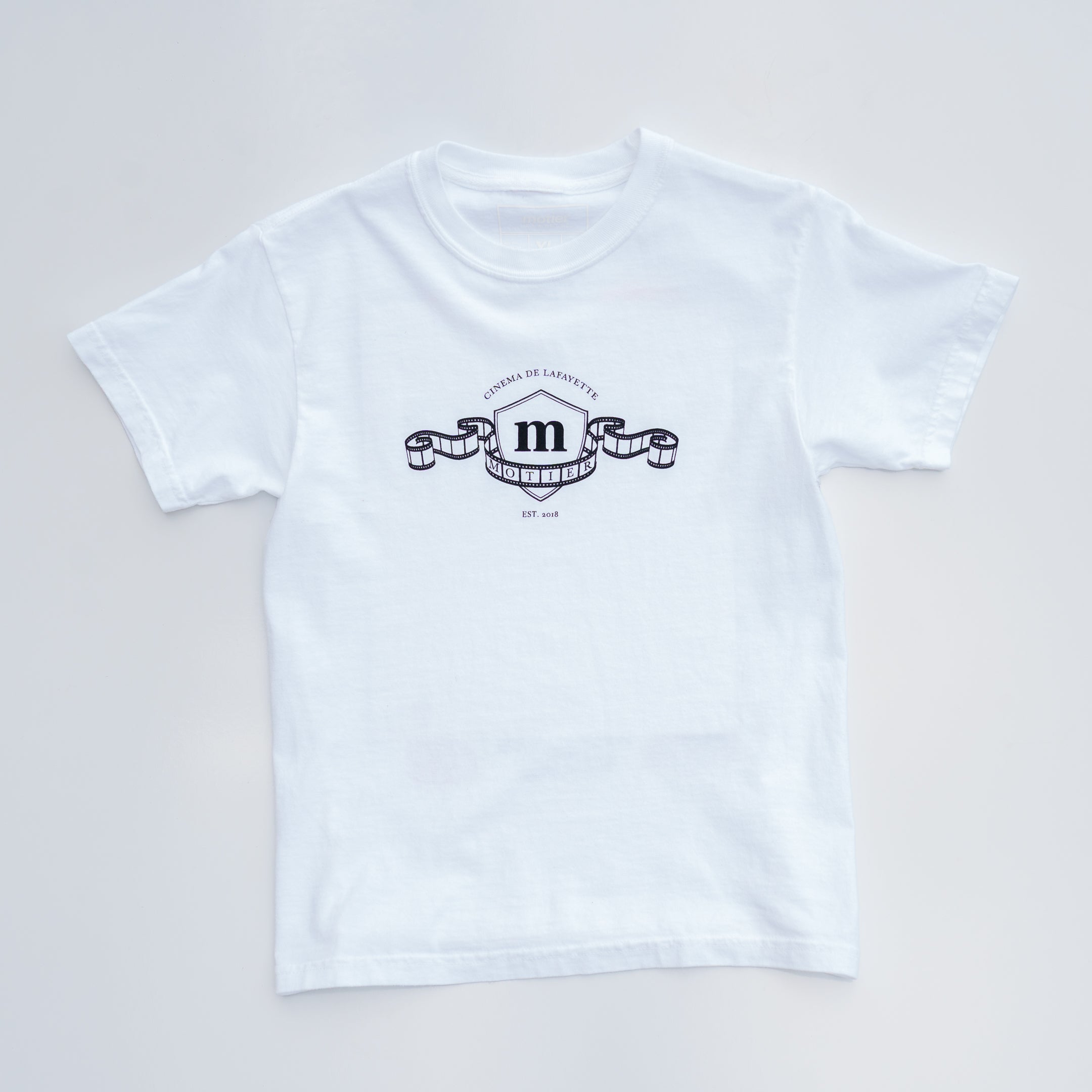 Youth Cinema De Lafayette Tee (White) - Motier Lafayette 