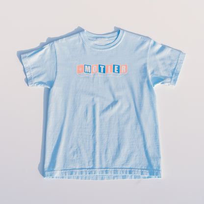 The Youth Tickets Tee (Chambray) - Motier Lafayette 