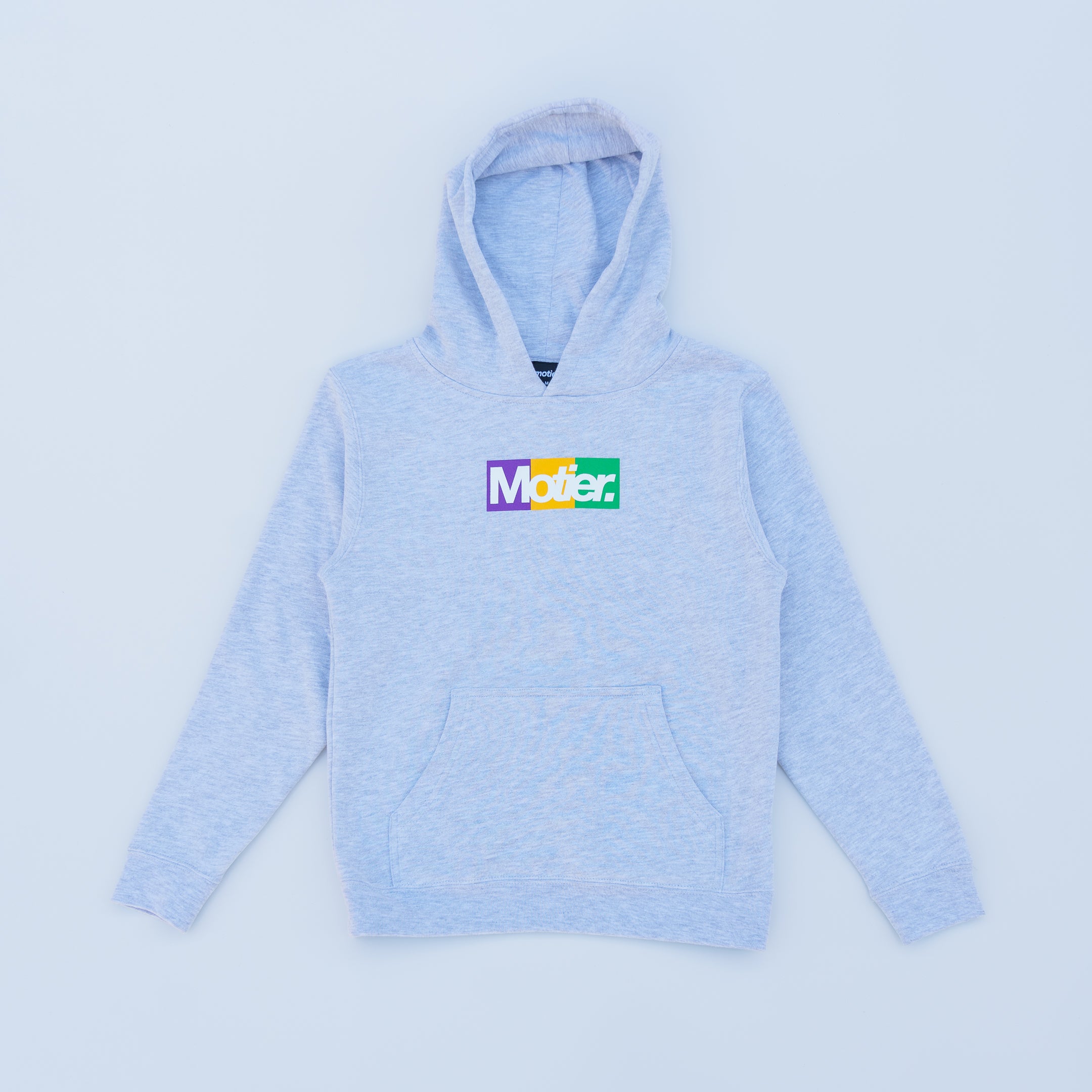 The Youth Mardi Gras Box Hoodie (Grey)