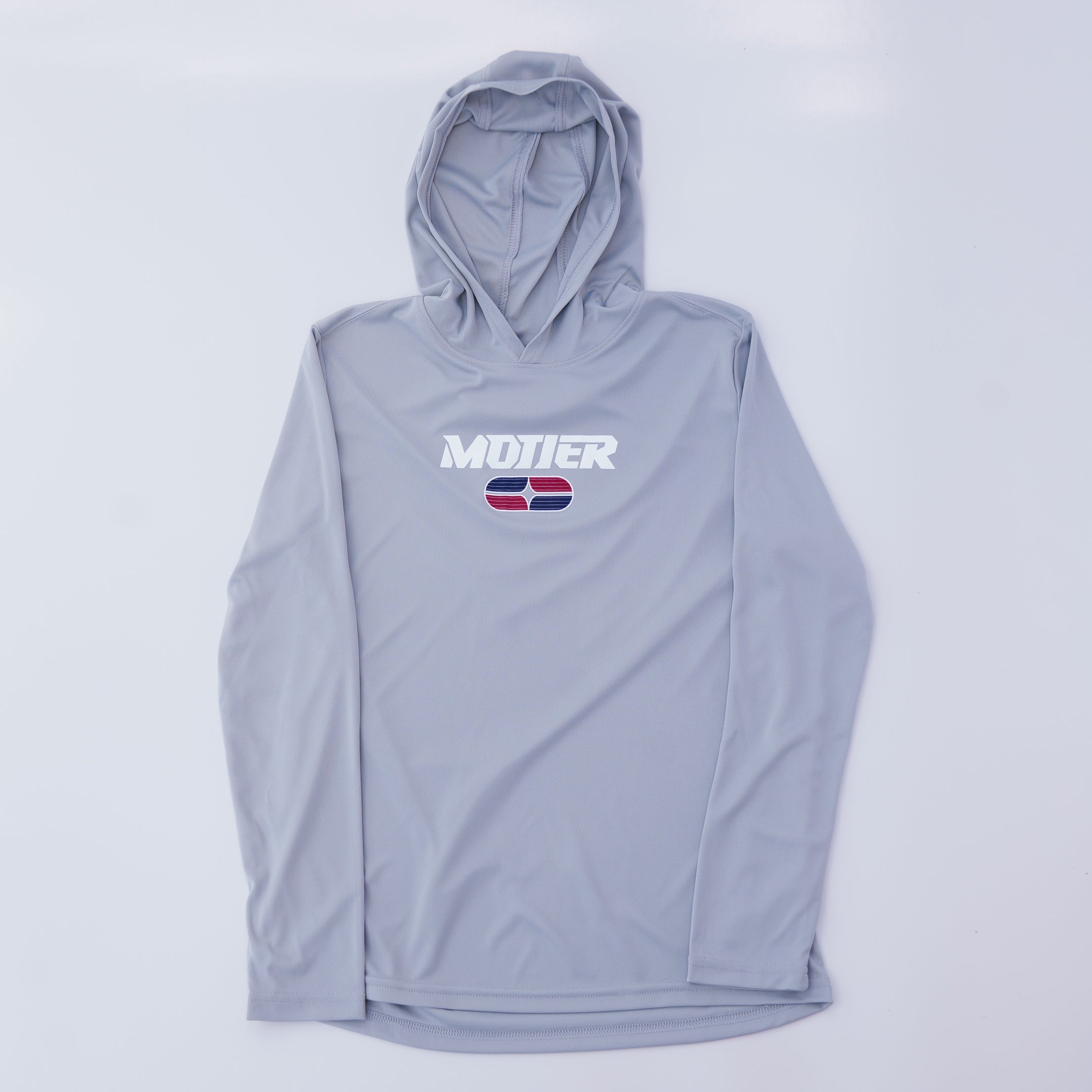Youth Axis Lightweight Hoodie (Silver) - Motier Lafayette 