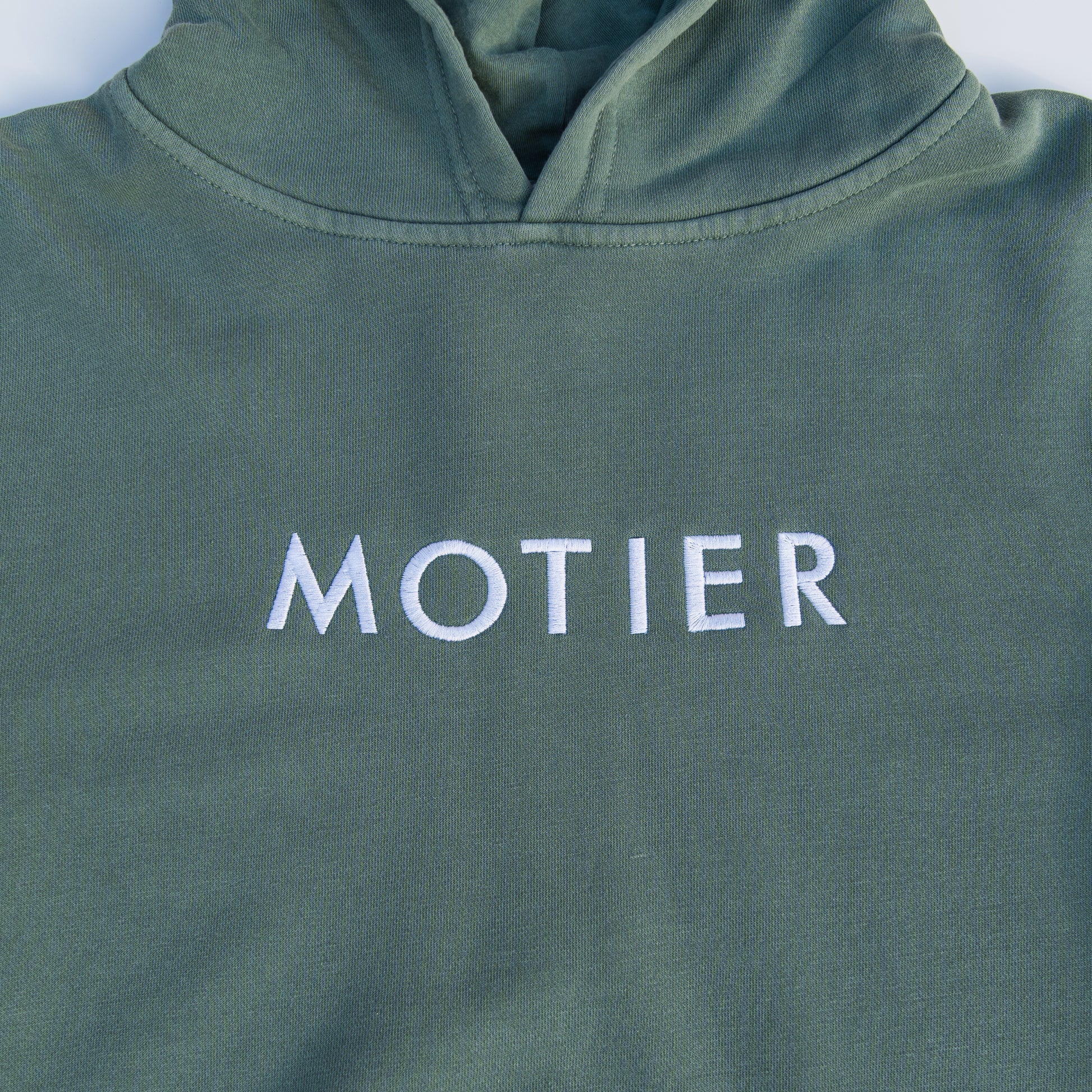 The Youth Spaced Logo Hoodie (Pine) - Motier Lafayette 