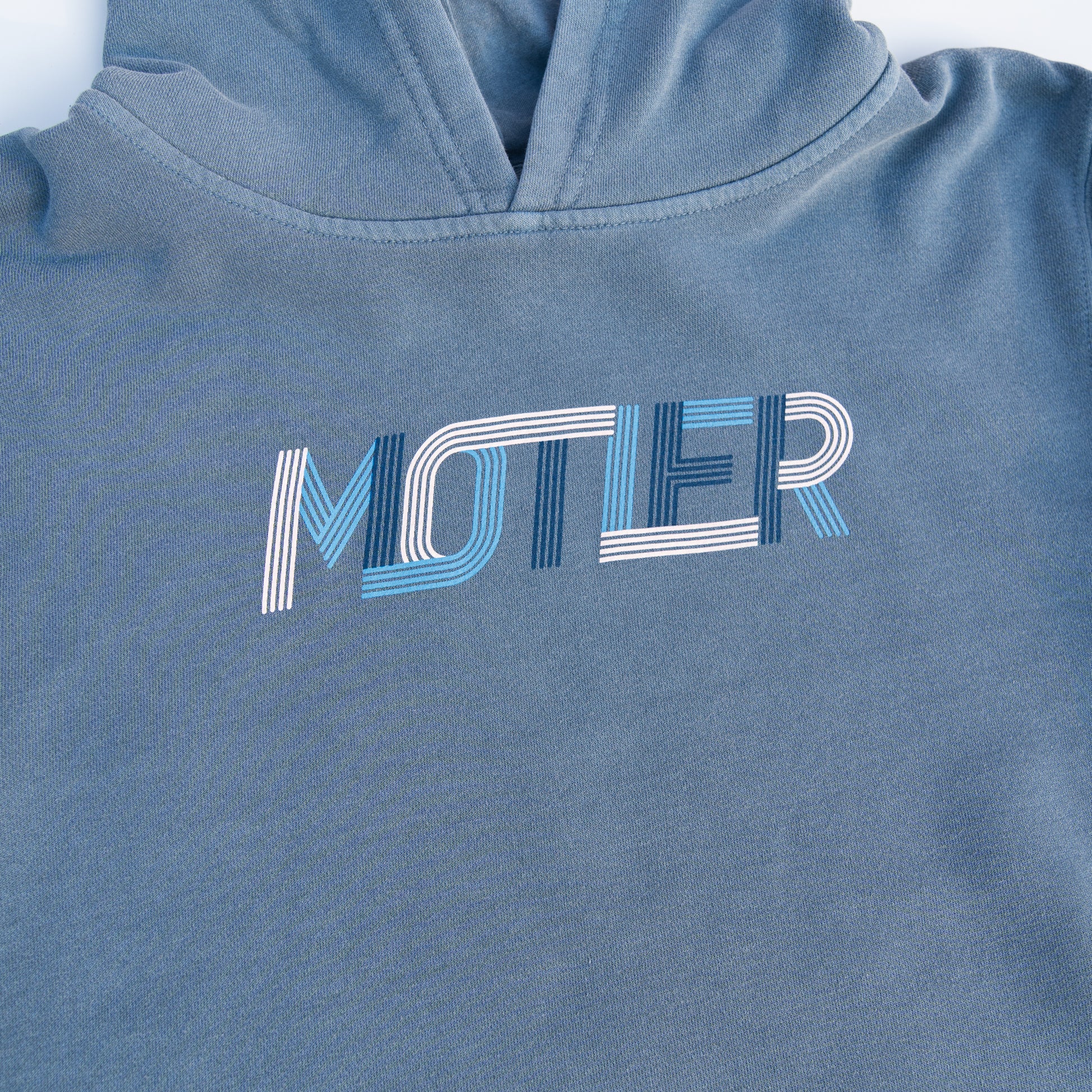 The Youth Transit Garment Dyed Hoodie (Slate Blue) - Motier Lafayette 