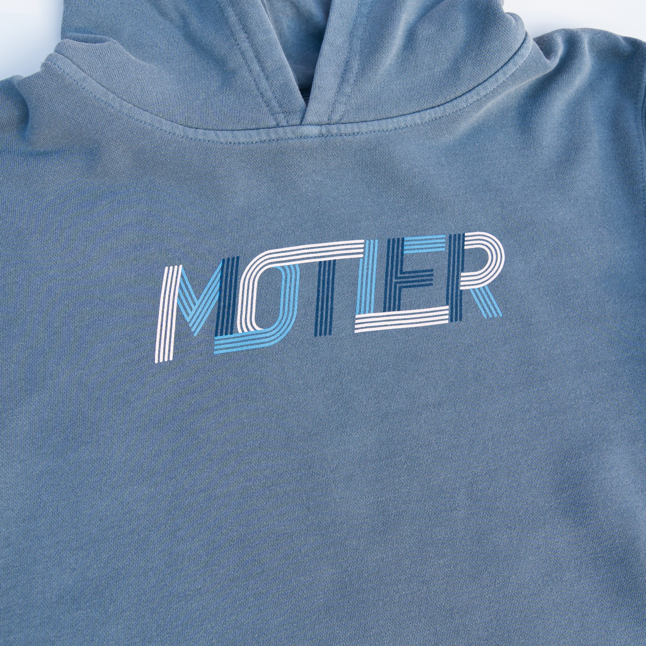 The Youth Transit Garment Dyed Hoodie (Slate Blue) - Motier Lafayette 