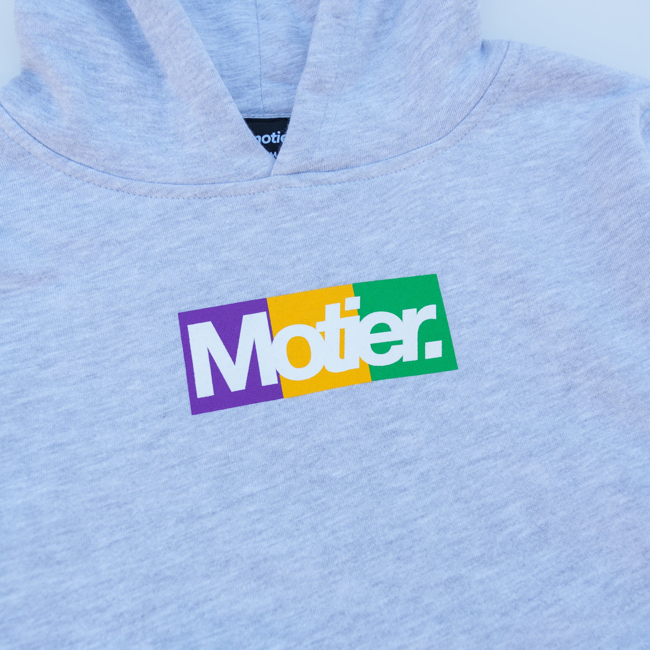 The Youth Mardi Gras Box Hoodie (Grey)