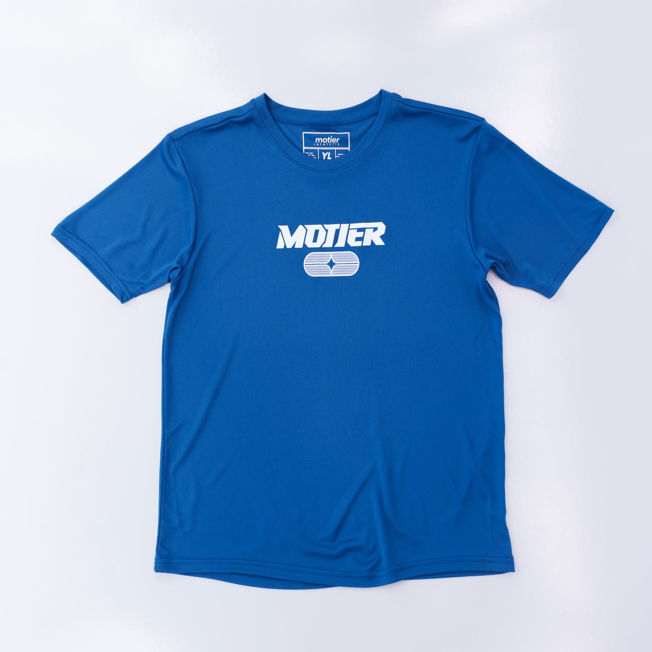 Youth Axis Active Tee (Pacific Blue) - Motier Lafayette 