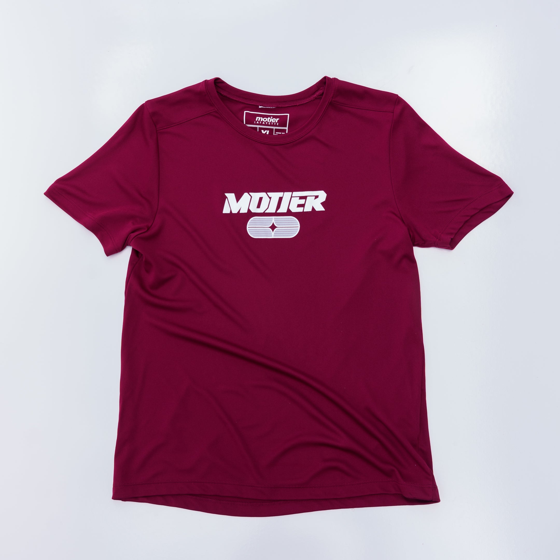 Youth Axis Active Tee (Cardinal) - Motier Lafayette 