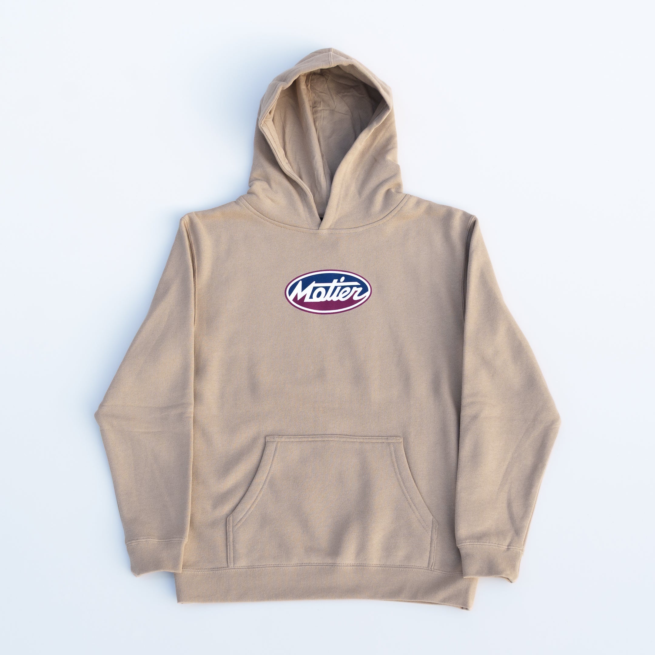 Back of the Depot Youth Hoodie (Gilded Beige) - Motier Lafayette 