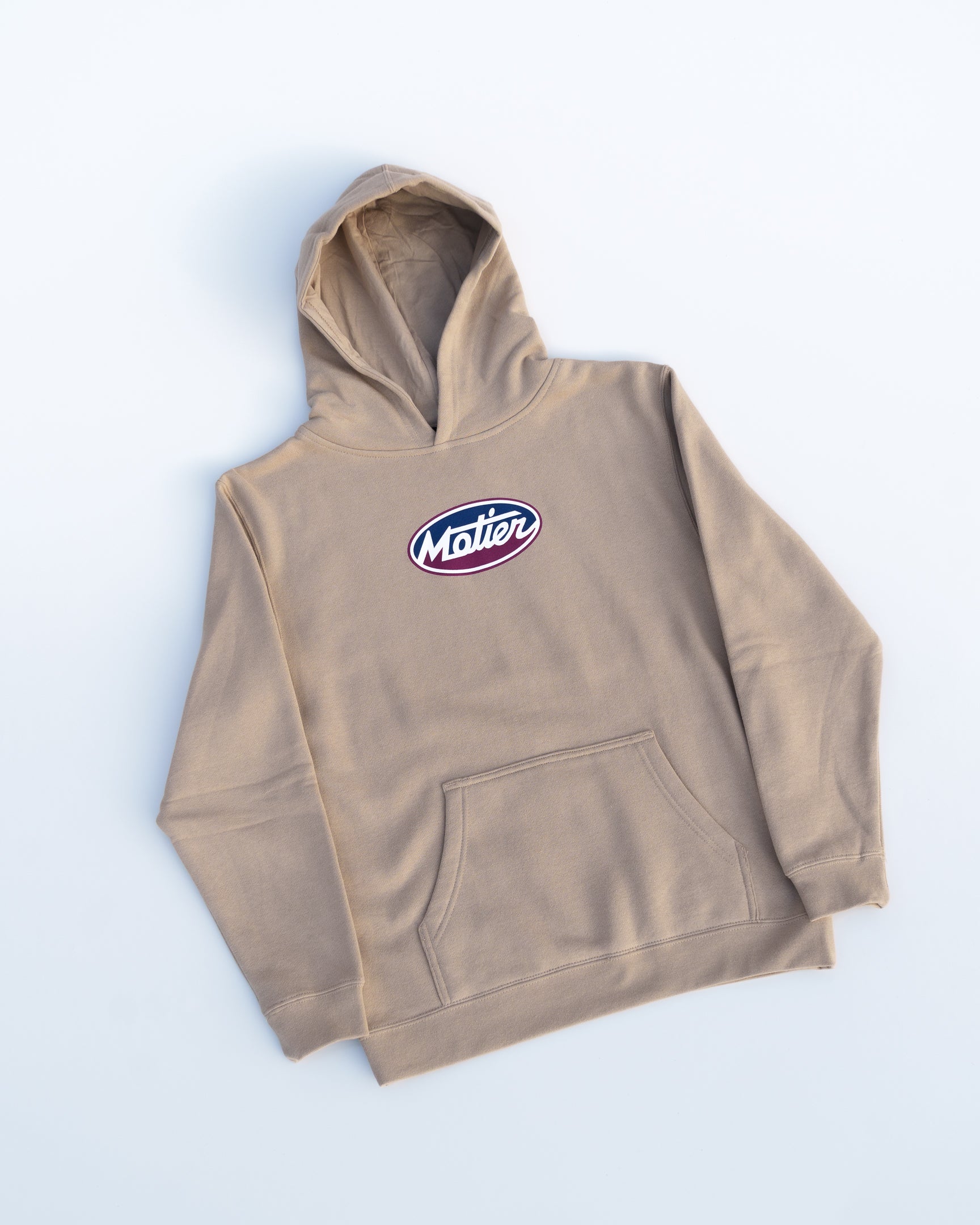 Back of the Depot Youth Hoodie (Gilded Beige) - Motier Lafayette 