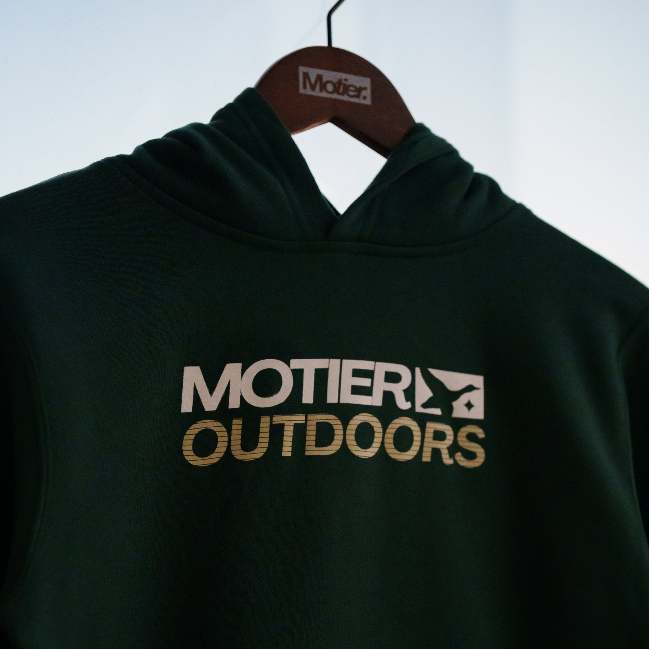 Youth Motier Fieldmark Hoodie (Dark Green)