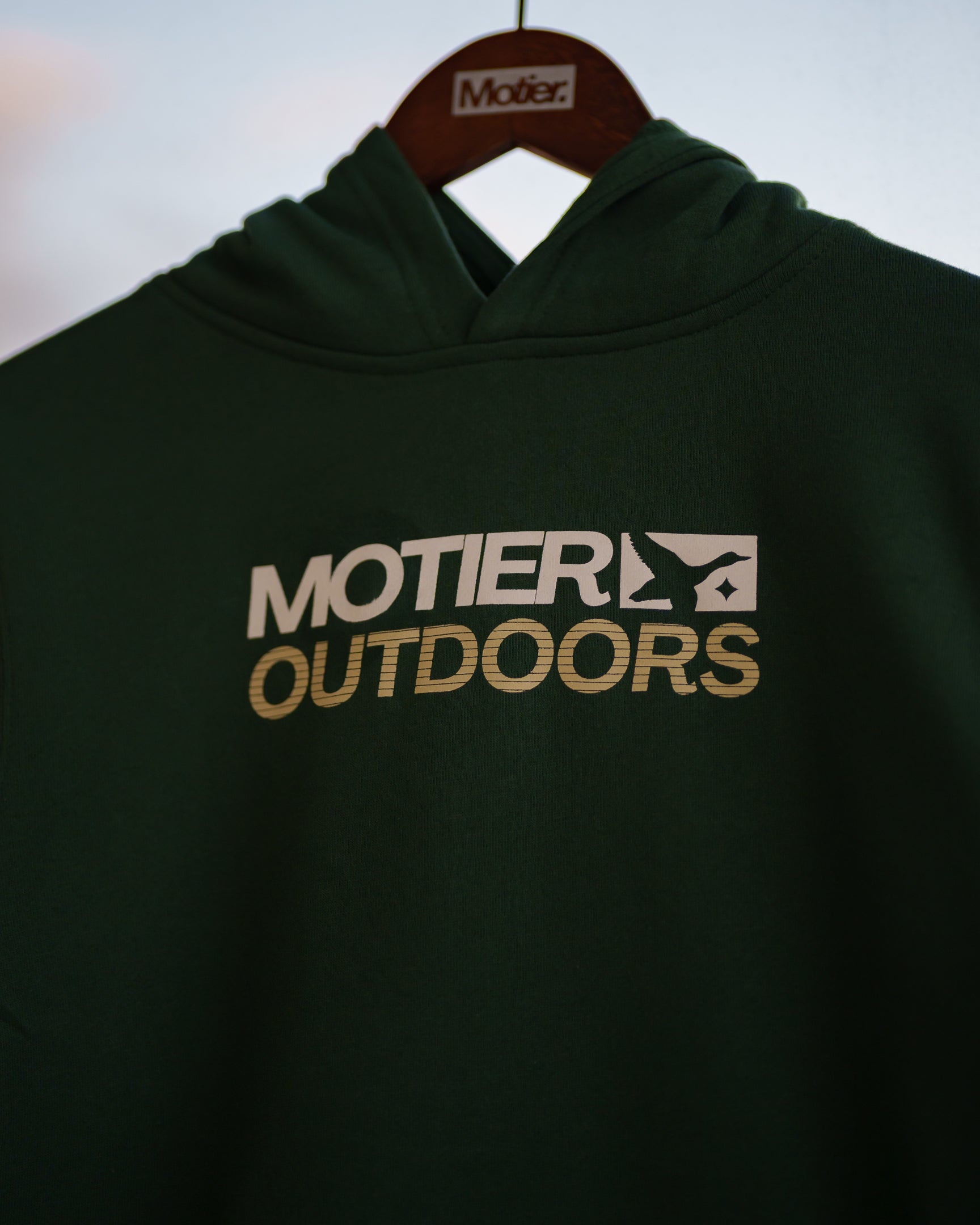 Youth Motier Fieldmark Hoodie (Dark Green)