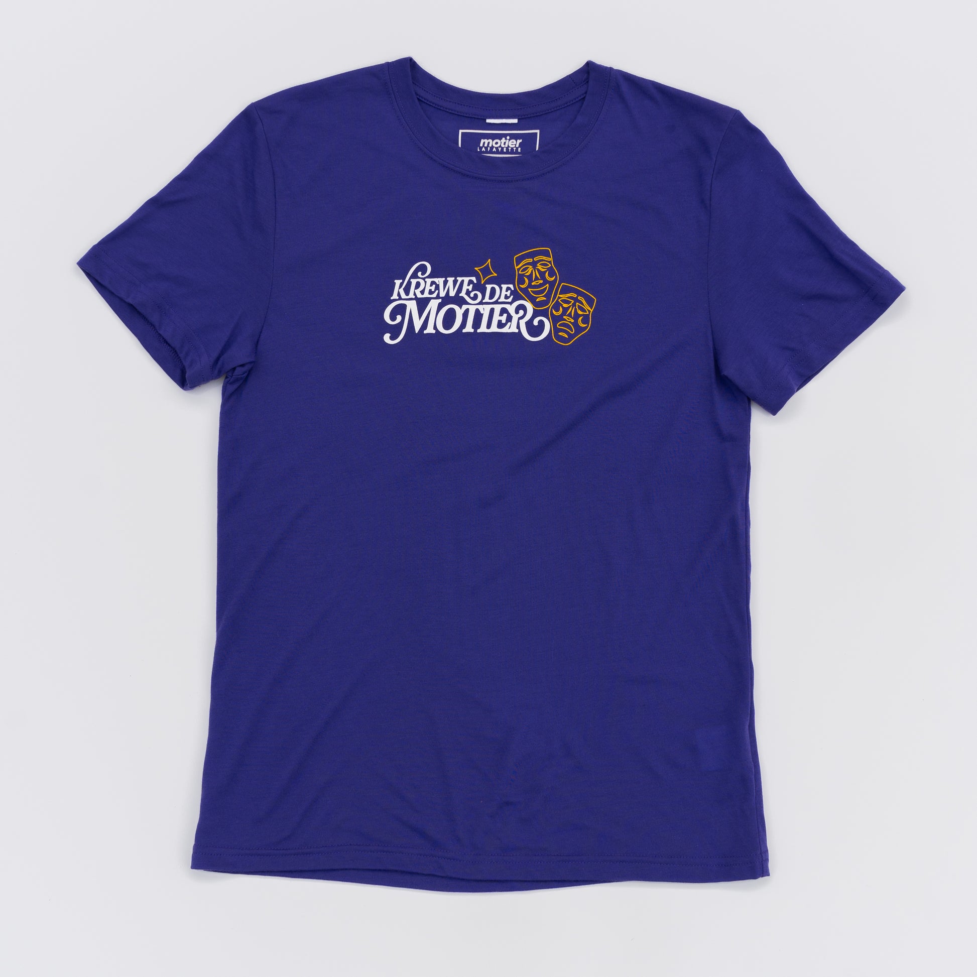 The Youth Krewe De Motier 2025 Active Tee (Purple) - Motier Lafayette 