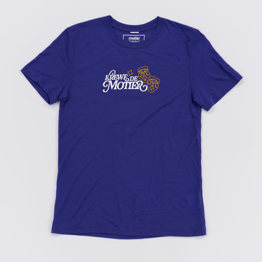 The Youth Krewe De Motier 2025 Active Tee (Purple) - Motier Lafayette 