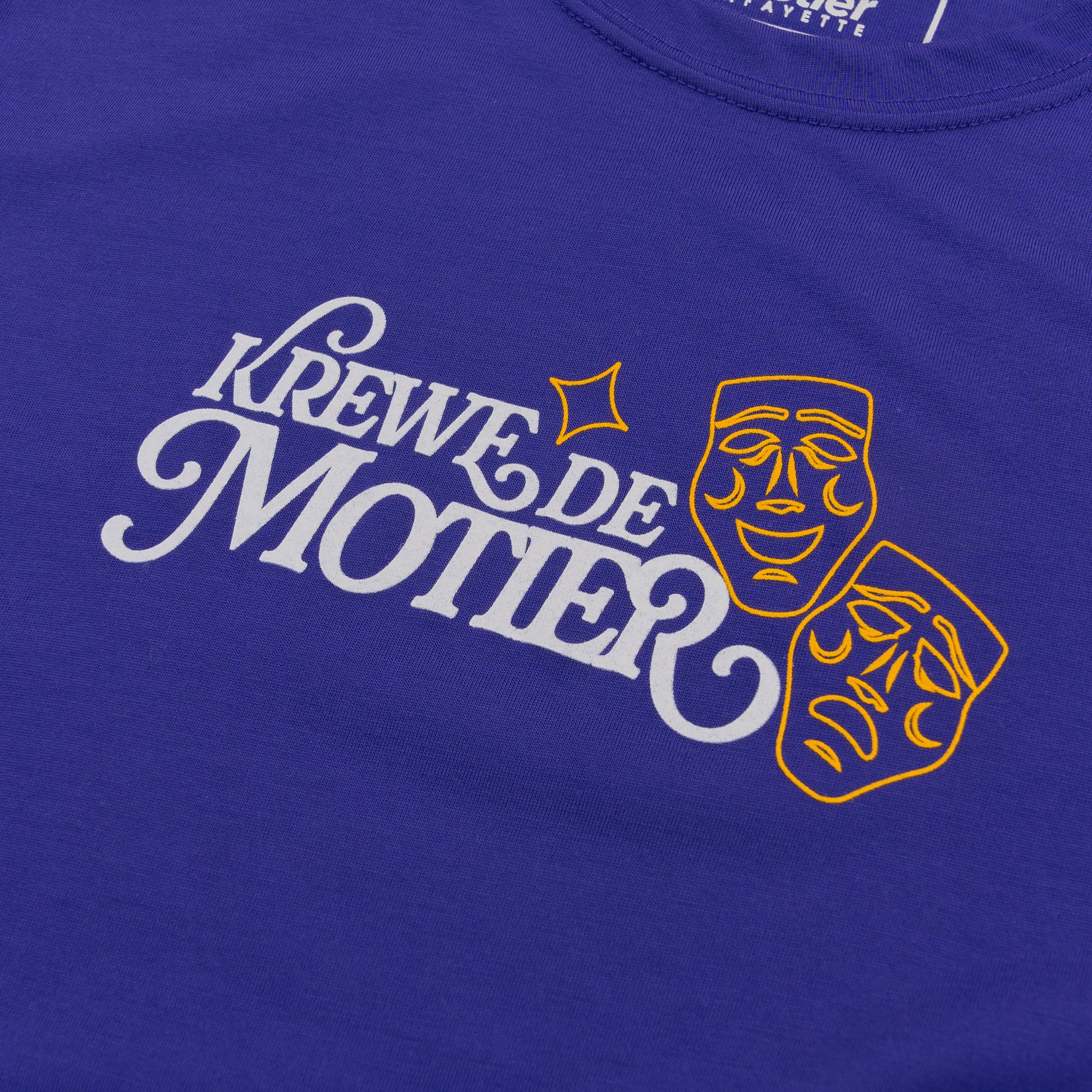 The Youth Krewe De Motier 2025 Active Tee (Purple) - Motier Lafayette 