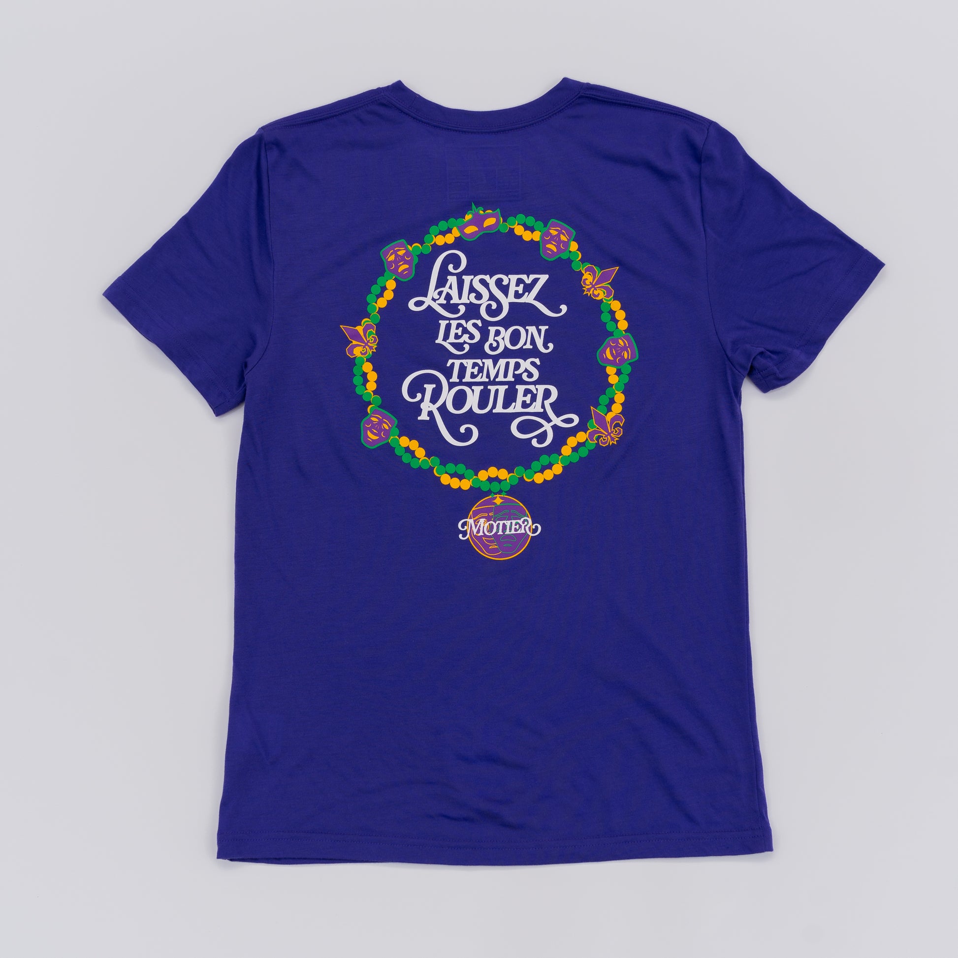 The Youth Krewe De Motier 2025 Active Tee (Purple) - Motier Lafayette 