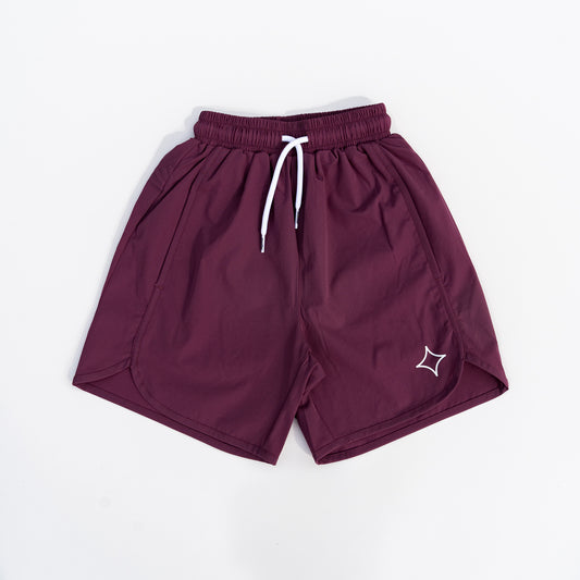 Youth Refined Active Shorts (Plum)