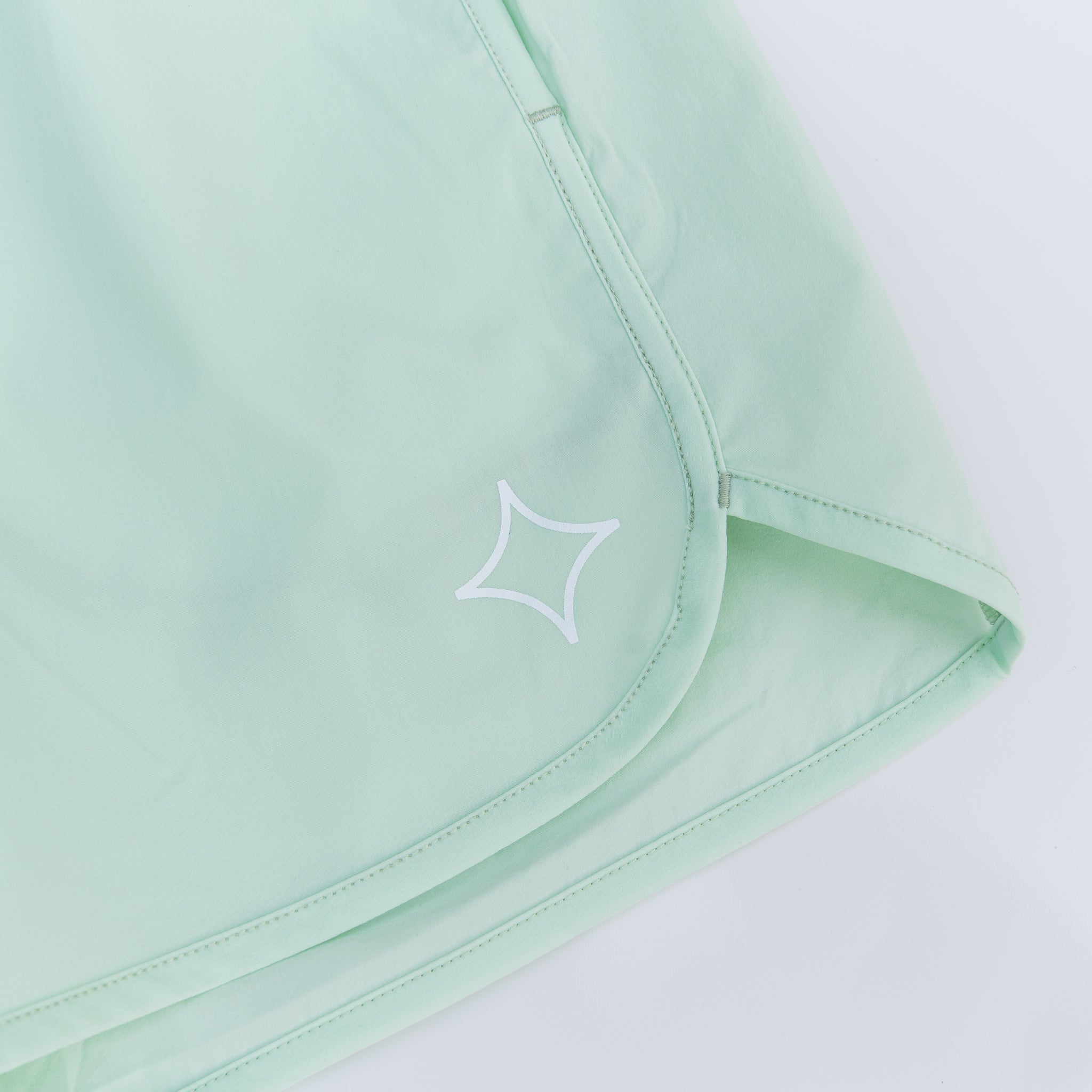 Youth Refined Active Shorts (Pastel Green)