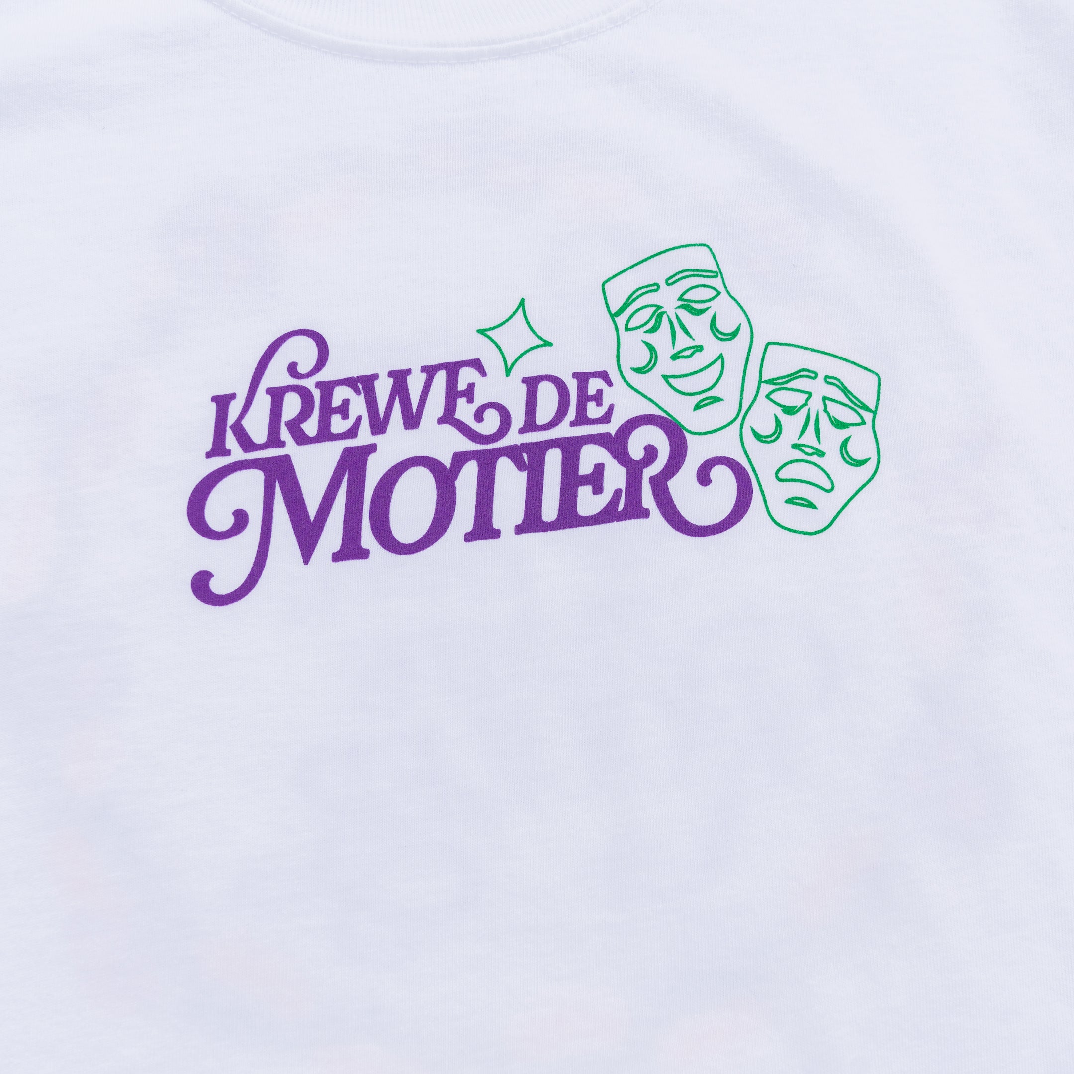 The Youth Krewe De Motier 2025 Tee (White) - Motier Lafayette 