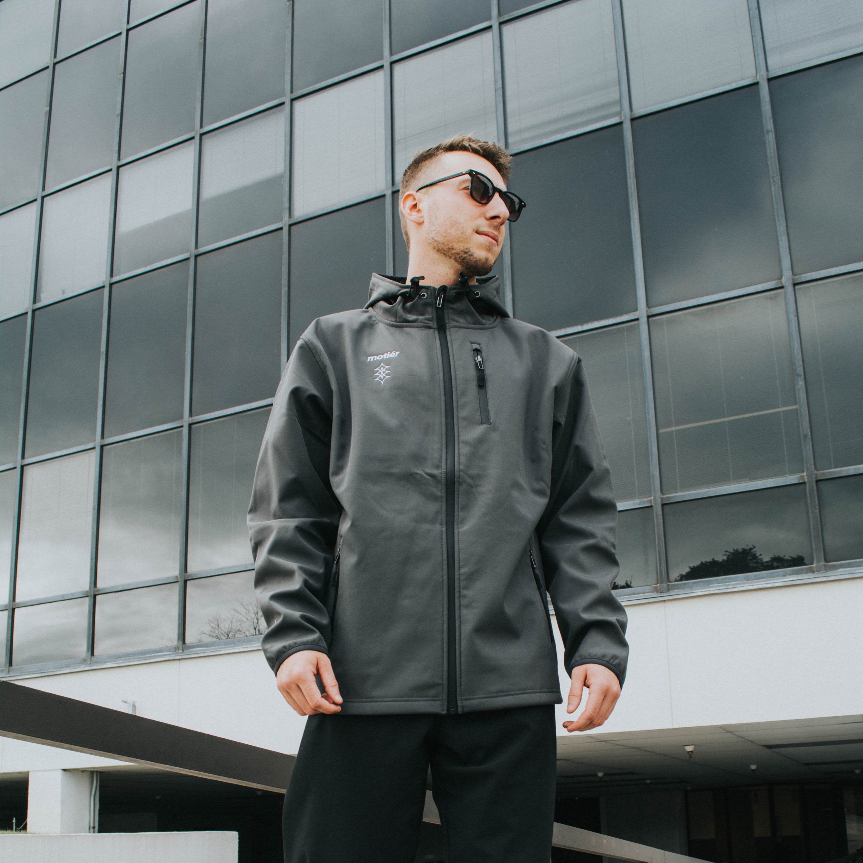 Polar Tech Fleece Jacket (Grey) - Motier Lafayette 