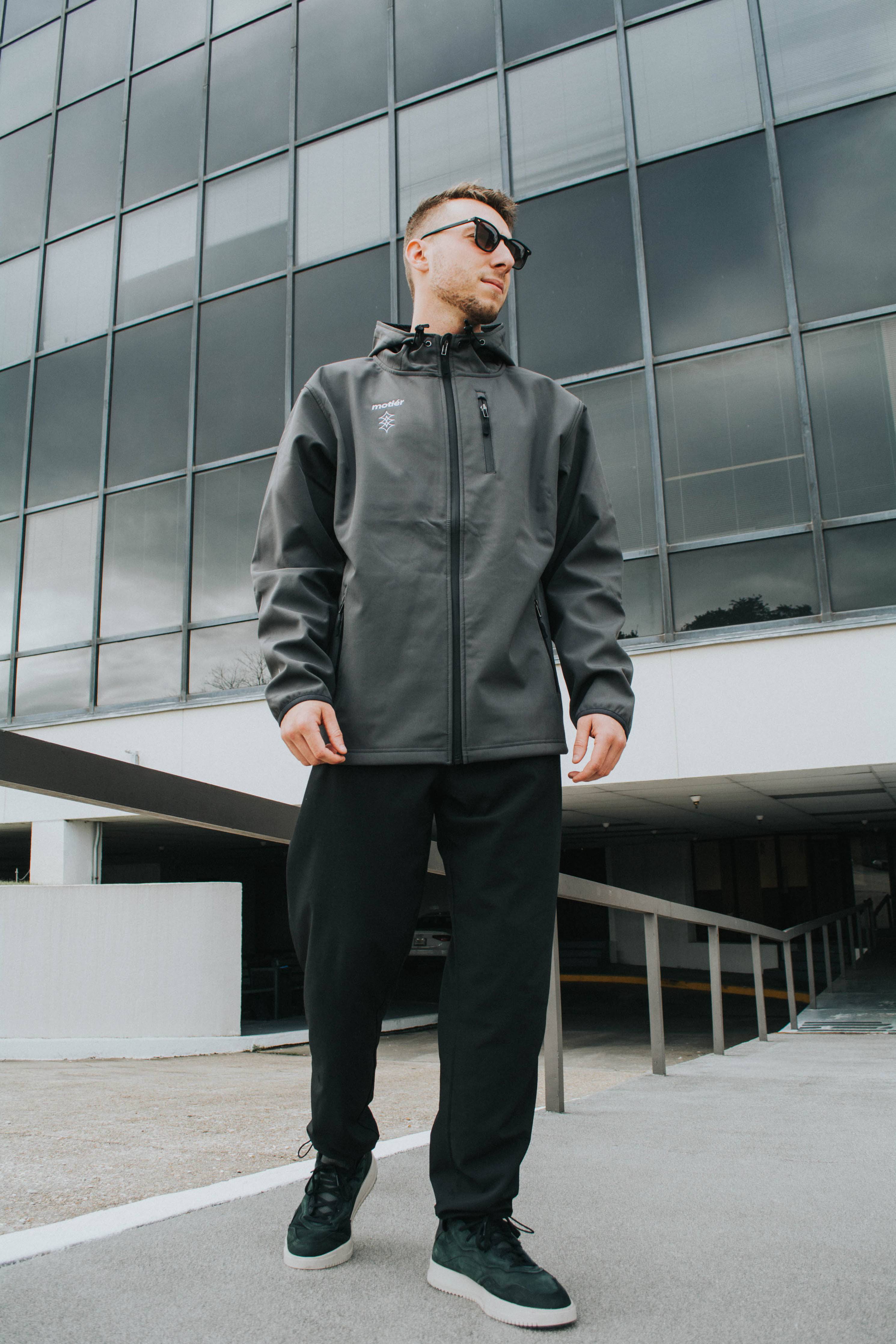 Polar Tech Fleece Jacket (Grey) - Motier Lafayette 