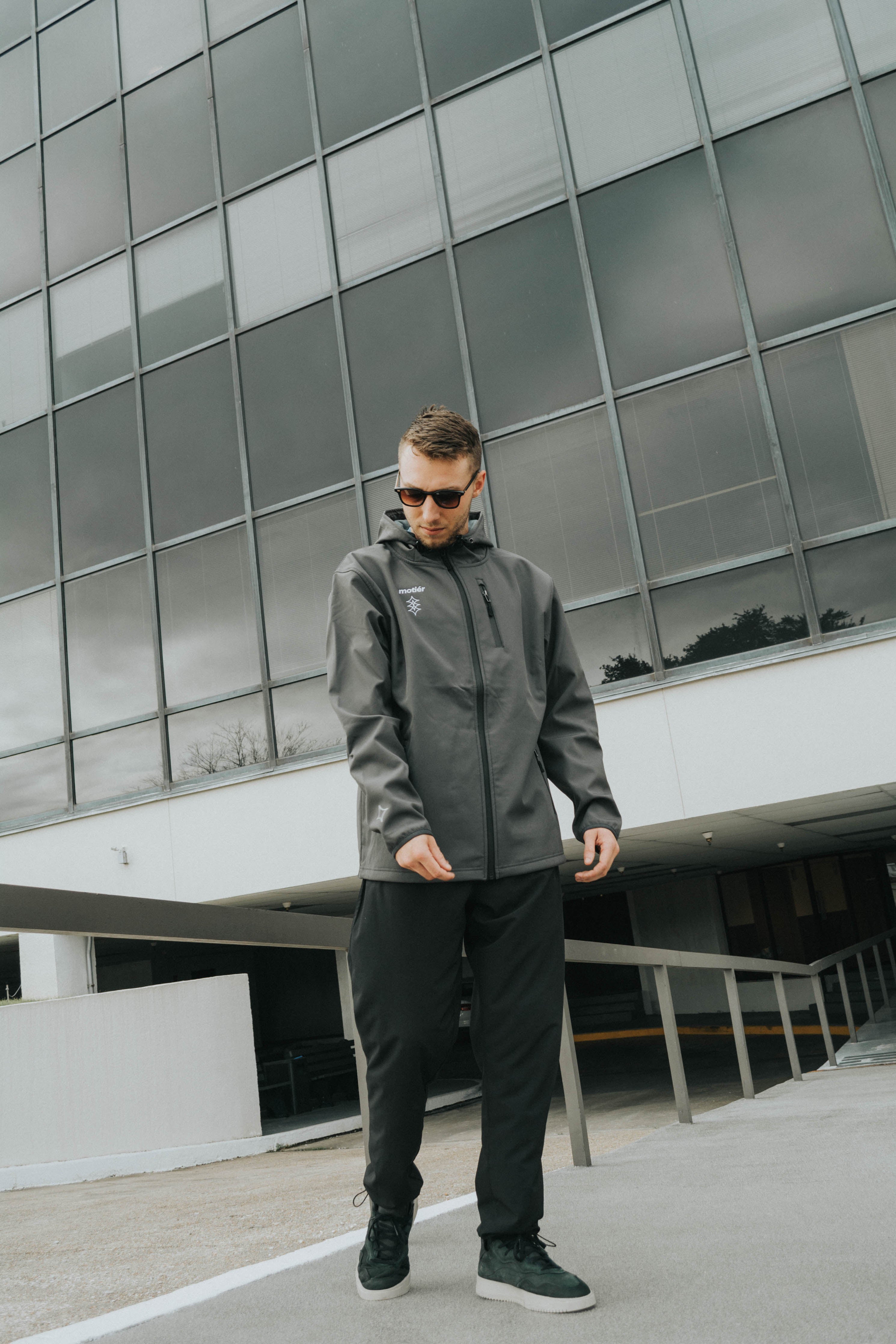 Polar Tech Fleece Jacket (Grey) - Motier Lafayette 