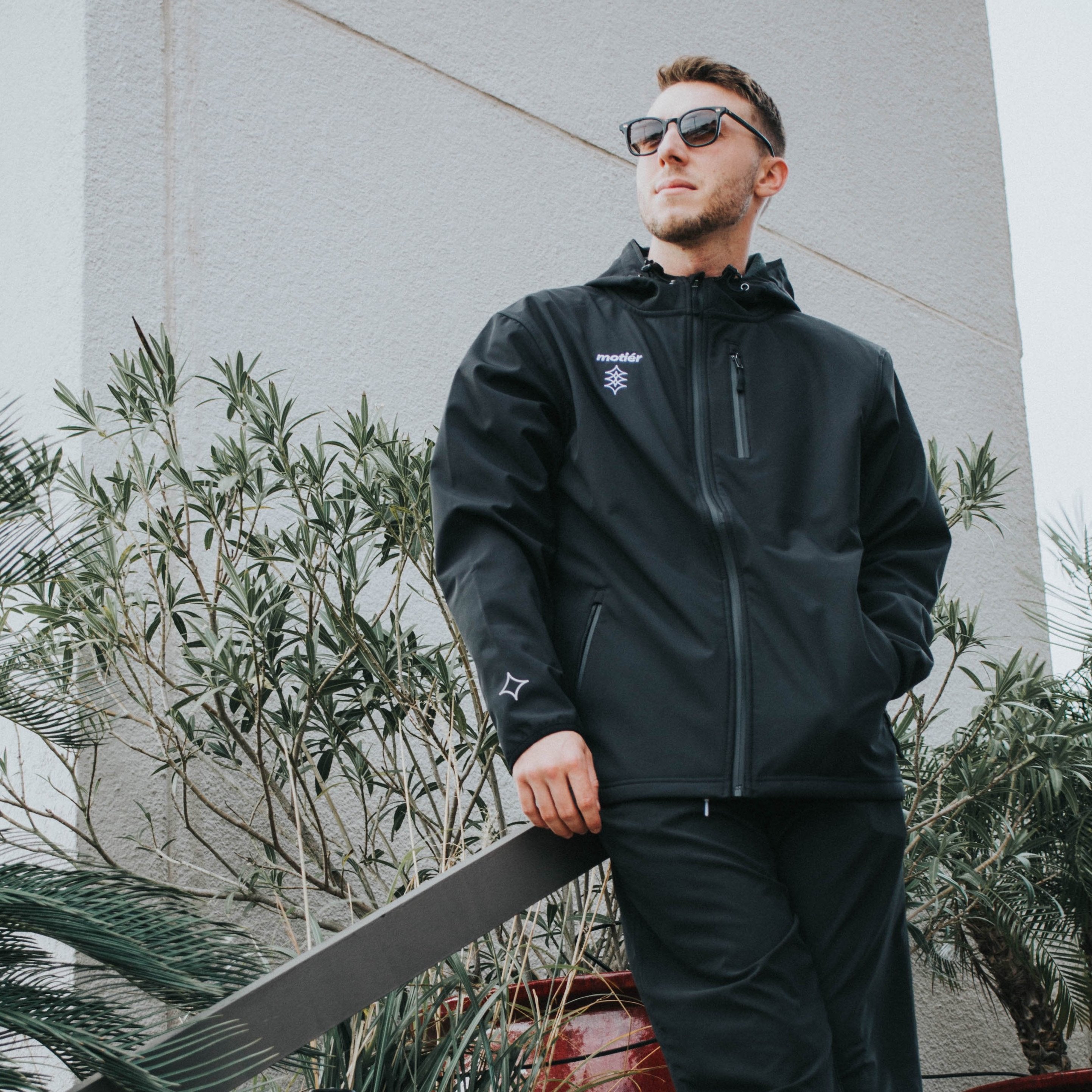 Polar Tech Fleece Jacket (Black) - Motier Lafayette 