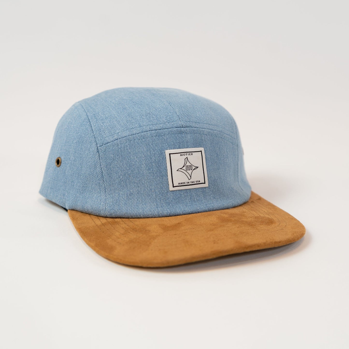 Two-Tone Patch 5-Panel (Denim/Suede)
