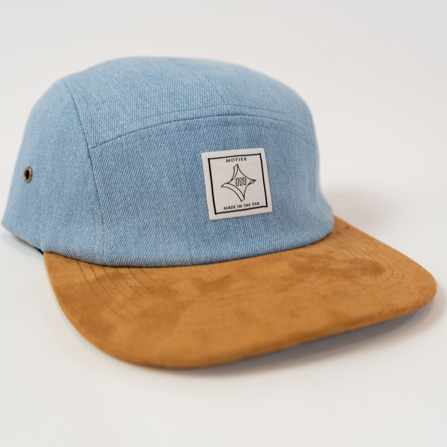 Two-Tone Patch 5-Panel (Denim/Suede)